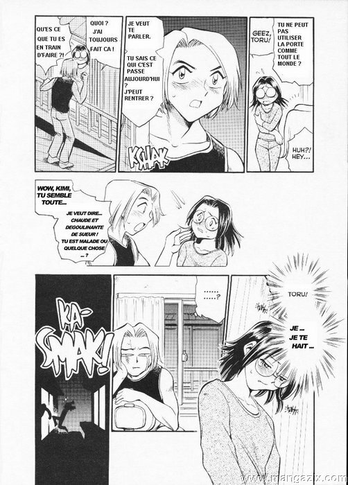 [Chiba Jirou] Henshin! Tonari no Kimiko-san Ch. 1 | Were-Slut 1 [French] page 7 full