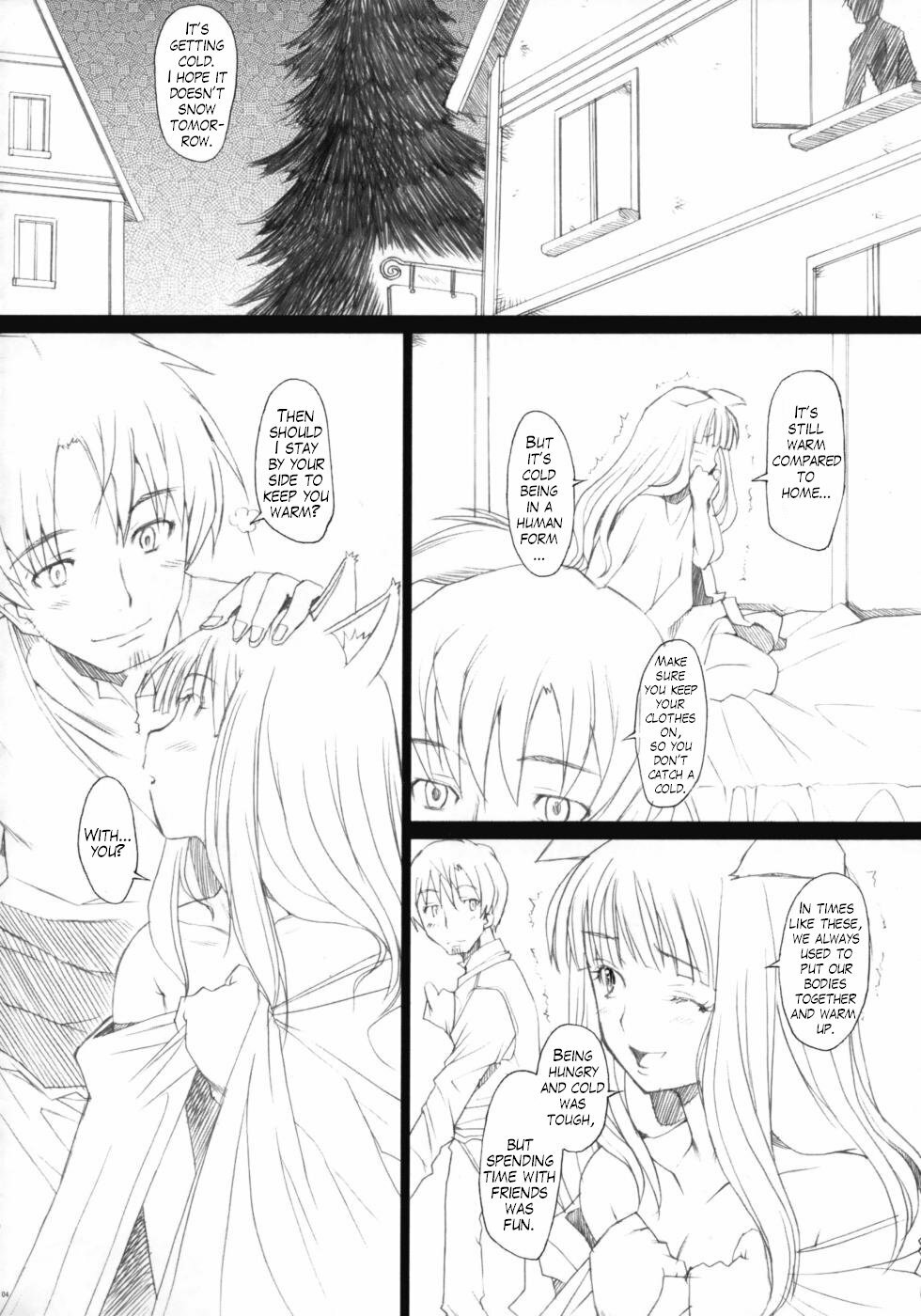 (SC38) [Kohakutei (Sakai Hamachi)] Ai ga Horohoro (Spice and Wolf) [English] [Trinity Translations] page 3 full