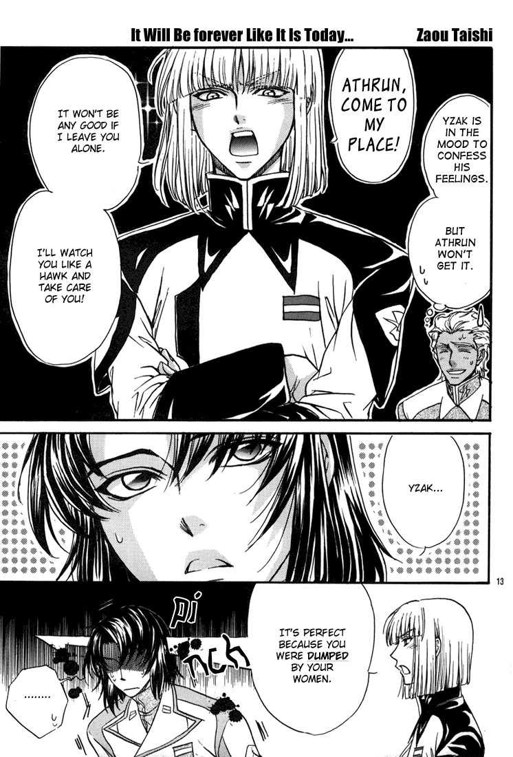 [Kozouya (Eiki Eiki, Zaou Taishi)] Ashita ha Ashita no Kaze ga Fuku (Gundam SEED DESTINY) [English] [Aku Tenshi] page 12 full