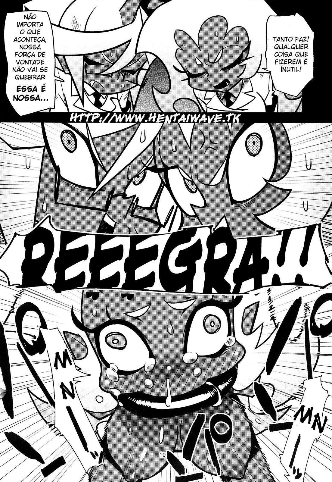 [Hamanasu Chaya (Hamanasu)] Oshioki! Demon Sisters | Punishment! Demon Sisters (Panty & Stocking with Garterbelt) [Portuguese-BR] [Hentai Wave] page 11 full