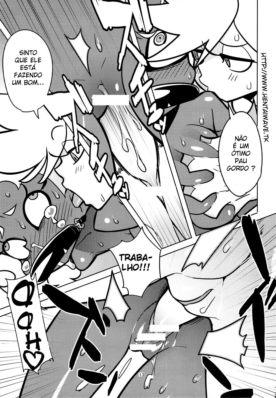 [Hamanasu Chaya (Hamanasu)] Oshioki! Demon Sisters | Punishment! Demon Sisters (Panty & Stocking with Garterbelt) [Portuguese-BR] [Hentai Wave] page 14 full