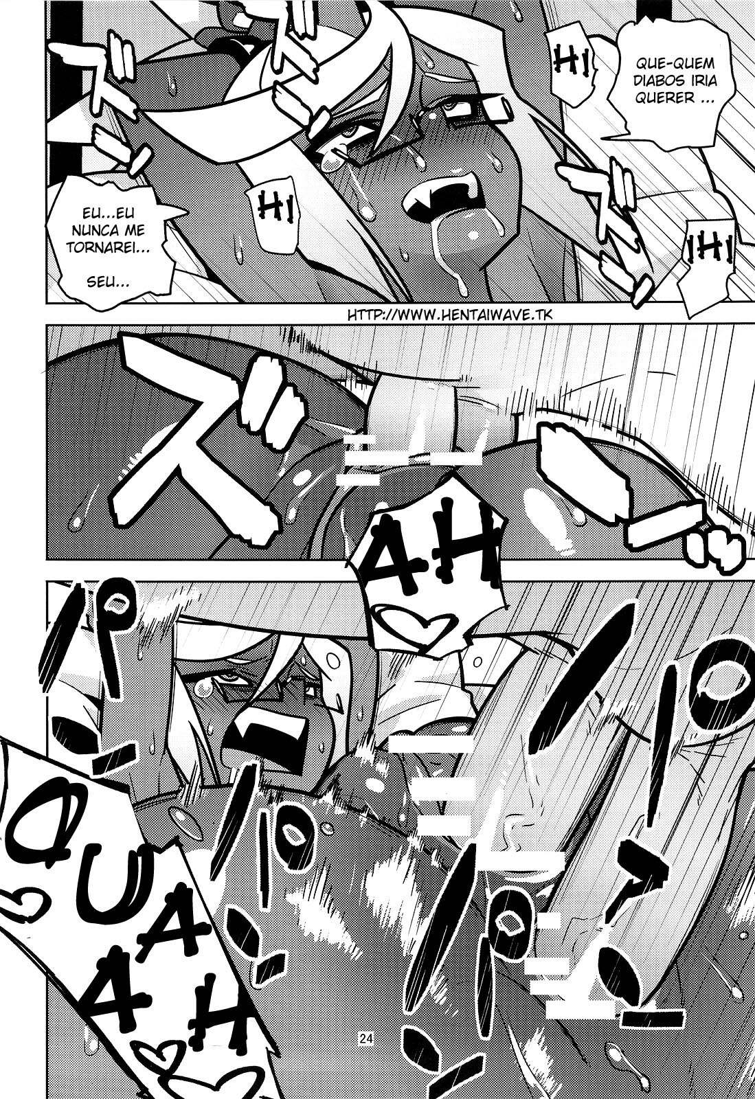 [Hamanasu Chaya (Hamanasu)] Oshioki! Demon Sisters | Punishment! Demon Sisters (Panty & Stocking with Garterbelt) [Portuguese-BR] [Hentai Wave] page 25 full