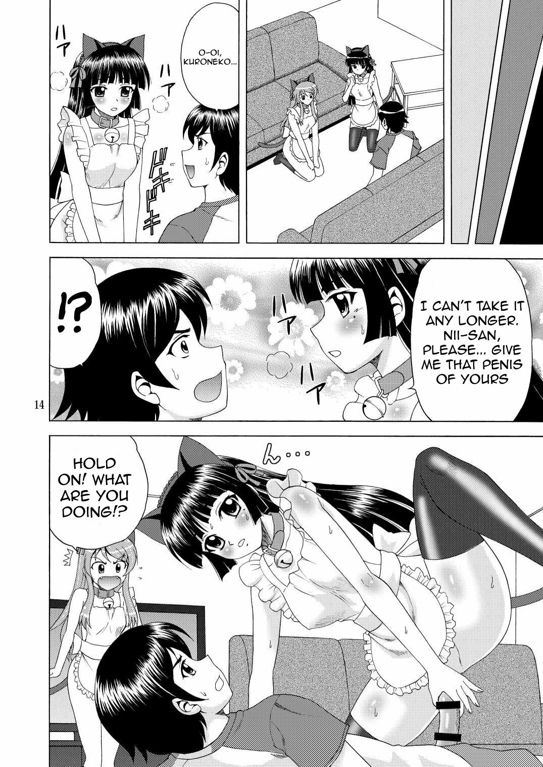 [YASRIN-DO (Yasu Rintarou)] Ore no Imouto ga Nekomimi Hadaka Apron na Wake ga Nai (Ore no Imouto ga Konna ni Kawaii Wake ga Nai) [English] =TV= [Digital] page 14 full