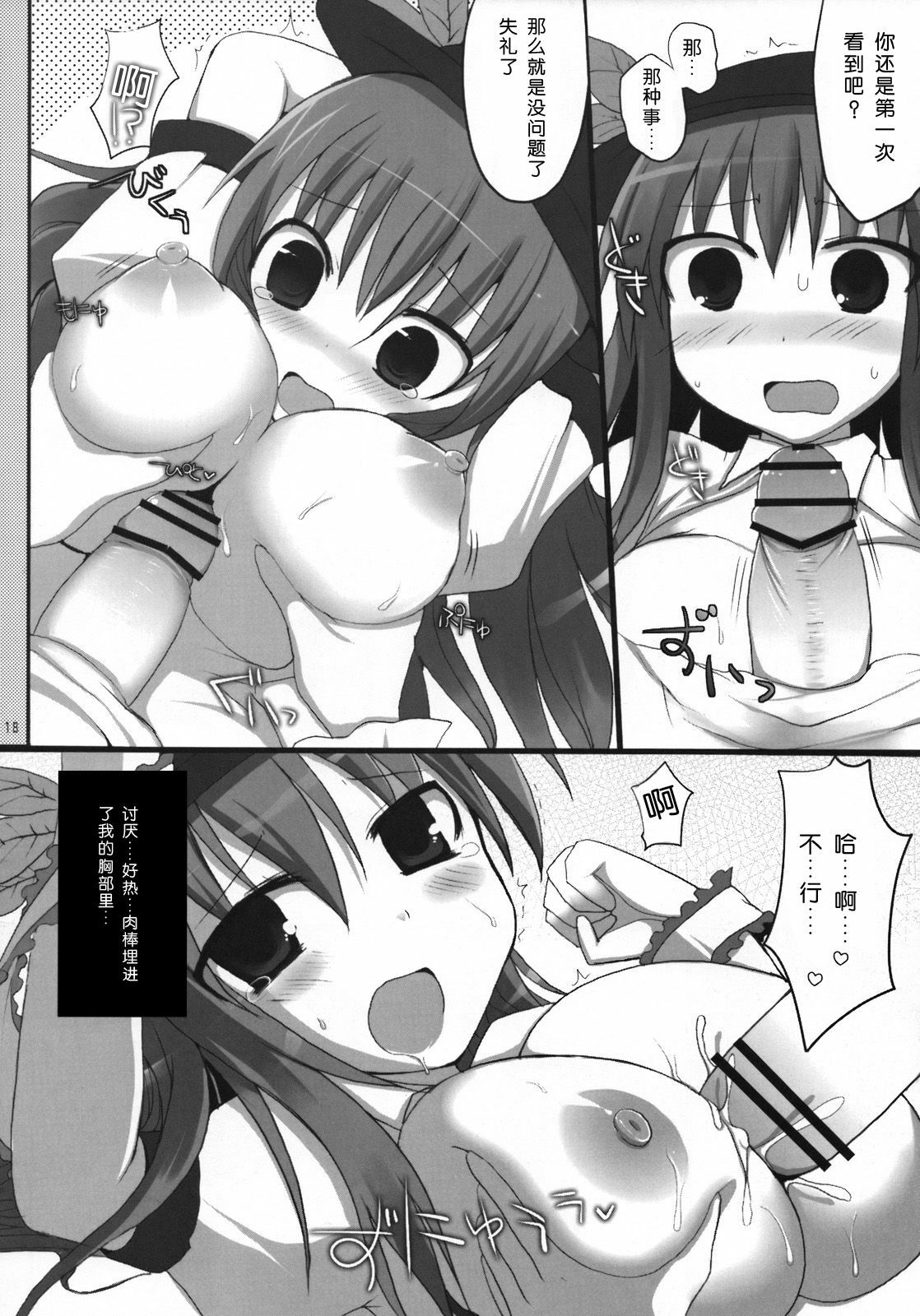 (C74) [TOYBOX, Kujira Logic (Kurikara, Kujiran)] Gensoukyou Chichi Zukan - Hi (Touhou Project) [Chinese] page 18 full