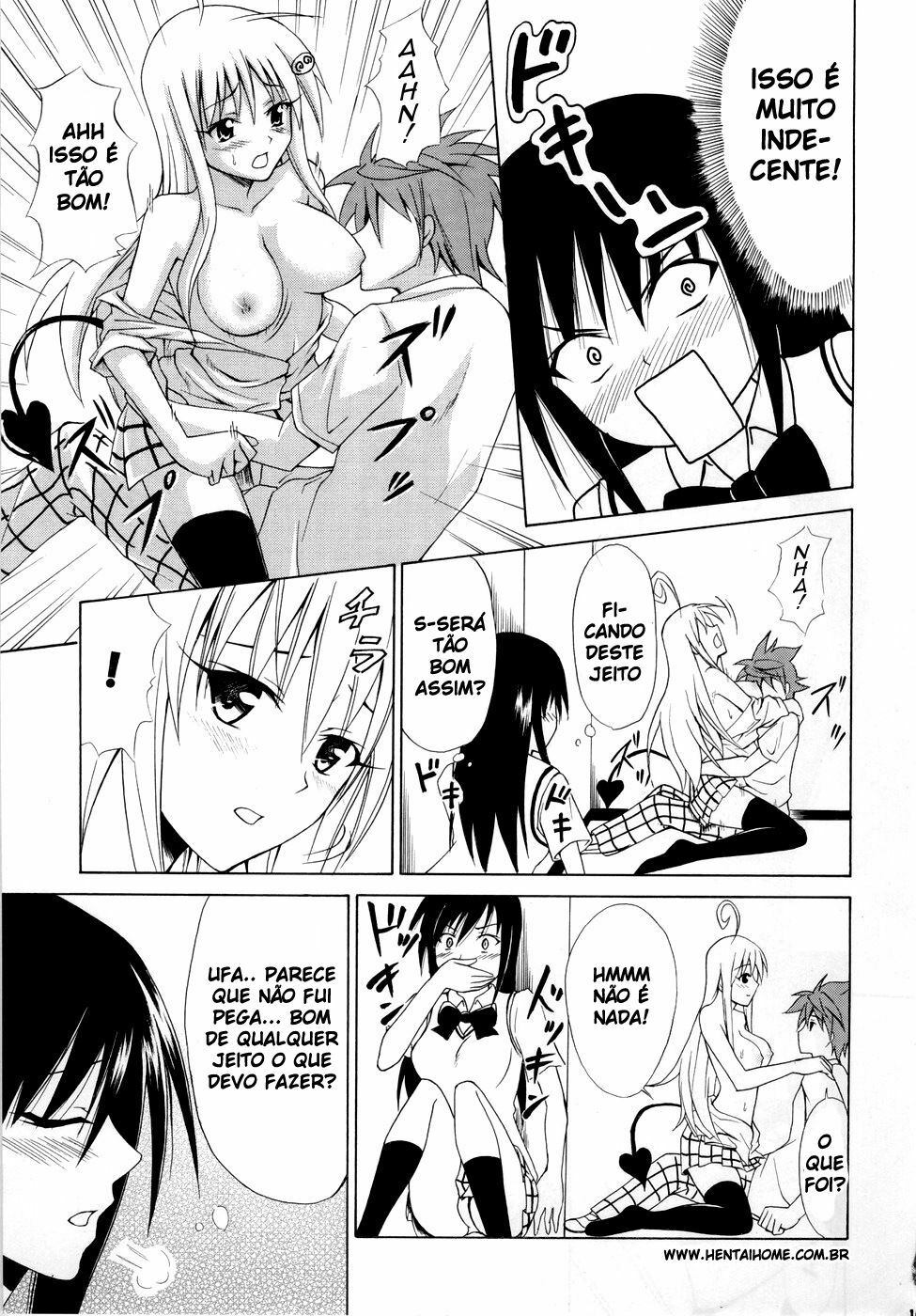 (C74) [TORA MACHINE (Kasukabe Taro)] Harenchitte Level Janezo! (To LOVE-Ru) [Portuguese-BR] [hentaihome.com.br] page 16 full