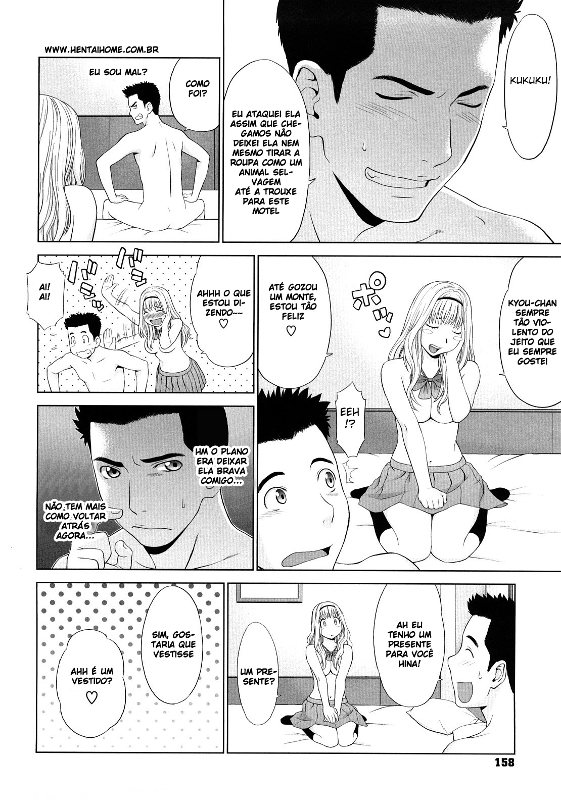 [Yarii Shimeta] I Love! [Portuguese-BR] [HentaiPie, hentaihome.com.br] [Incomplete] page 155 full