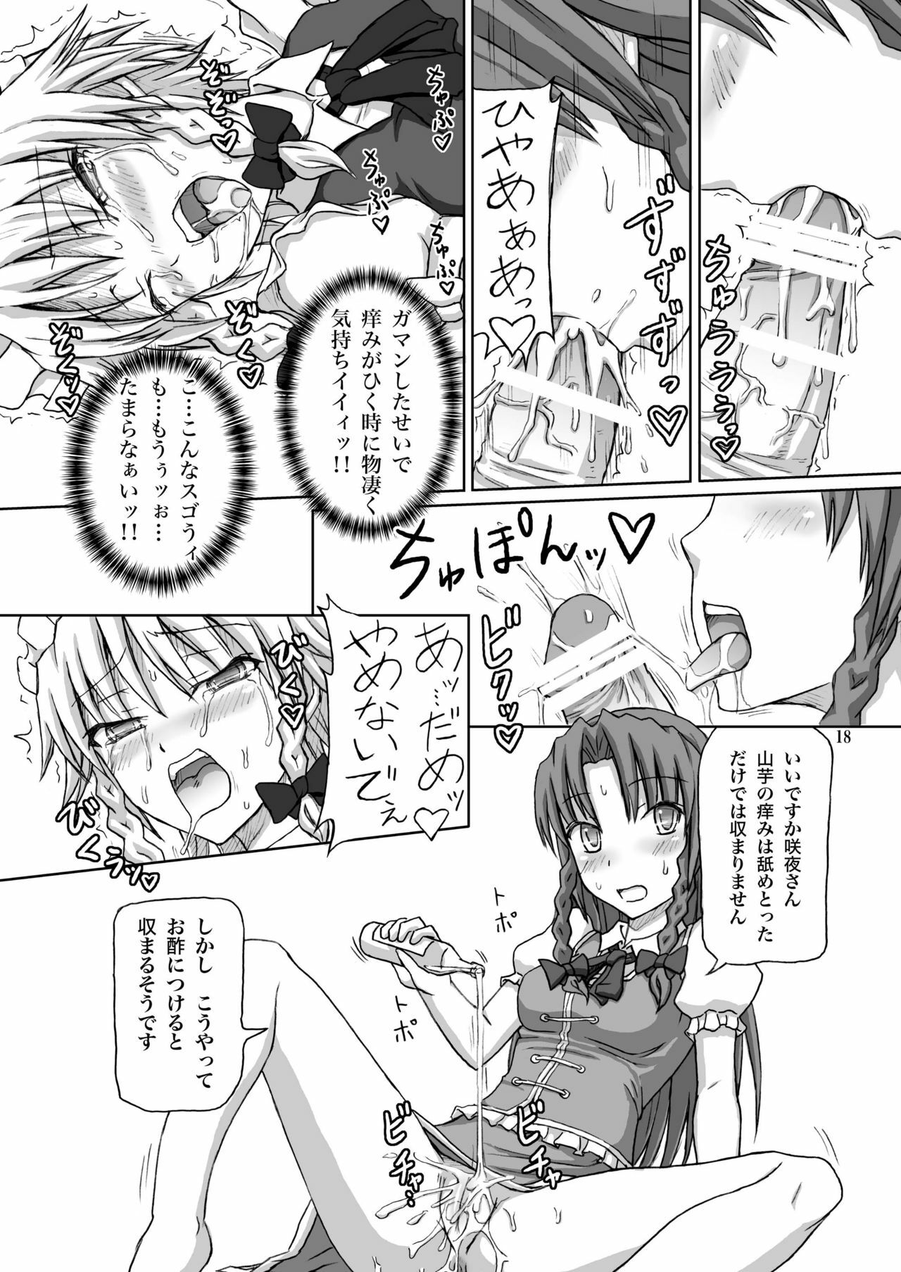 [.7 (DAWY)] Futanari Sakuya-san 2 (Touhou Project) [Digital] page 18 full