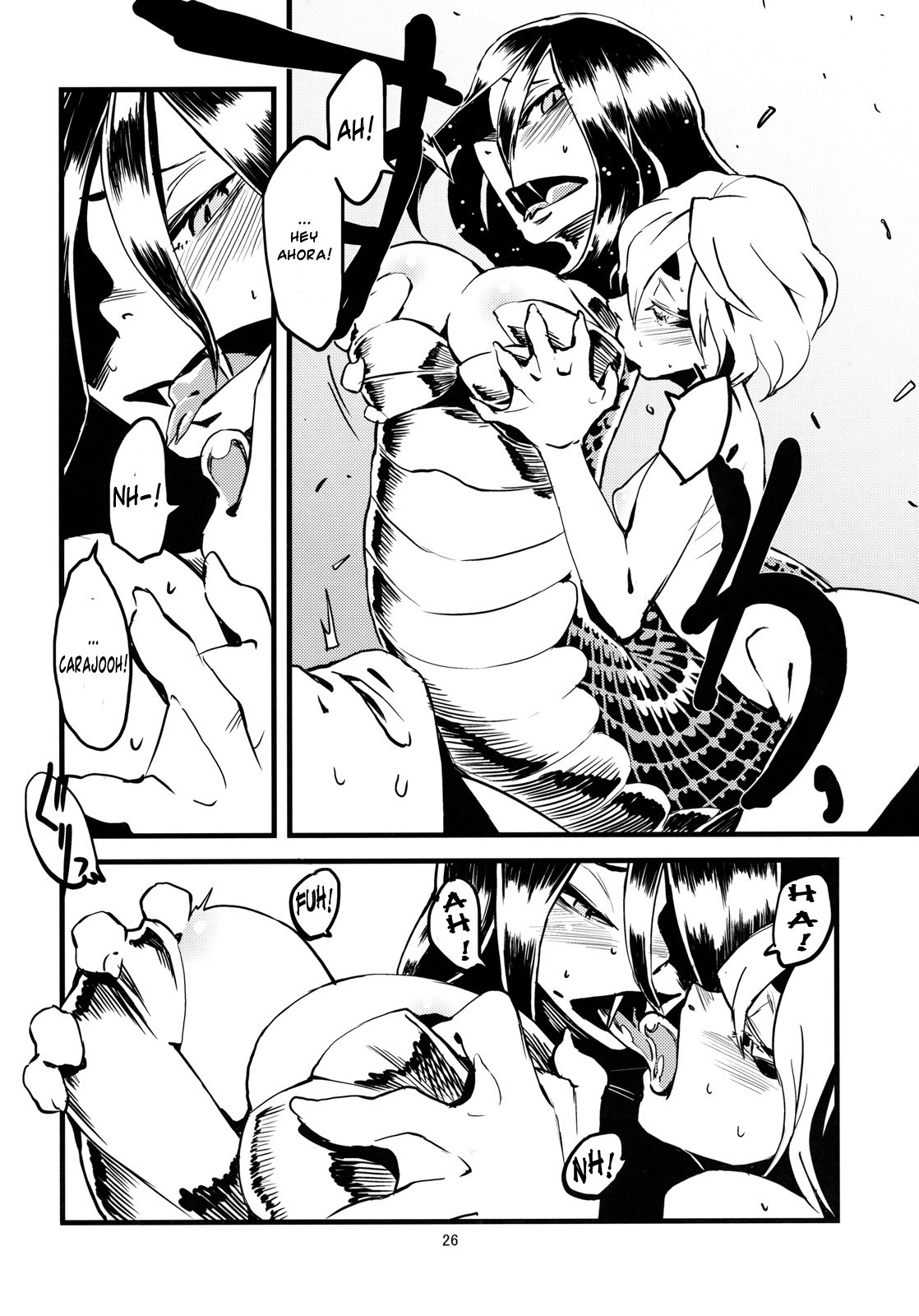 (C79) [Niku Drill (Toumasu)] Jingai Shunman 3 [Spanish] {Kallen-Kozuki} page 28 full