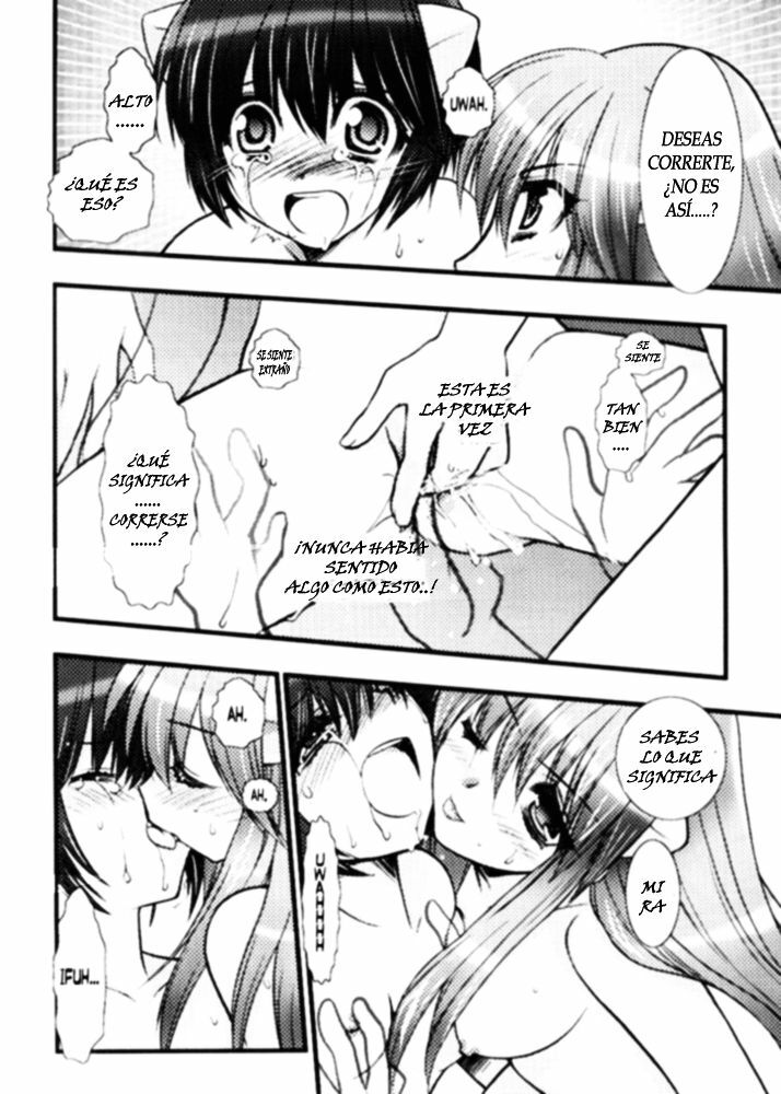 (C67) [Saikyou Blazer (Kagesaki Yuuna, Wanashiro Giovanna)] Akai Hana (Elfen Lied) [Spanish] [Incomplete] page 12 full