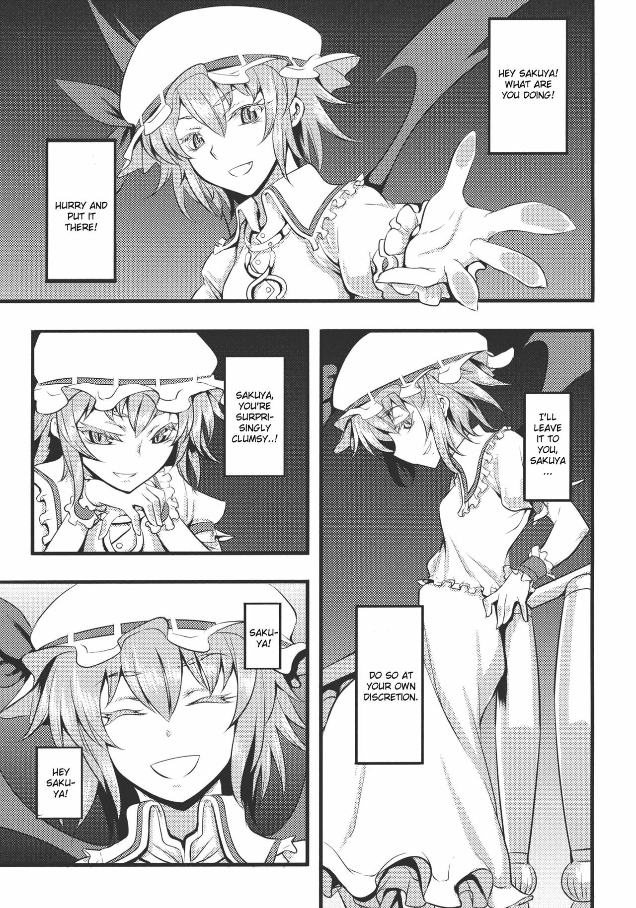 (Reitaisai 8) [Avion Village (Johnny)] Izayoi Sakuya no Nerenai Yoru (Touhou Project) [English] page 5 full