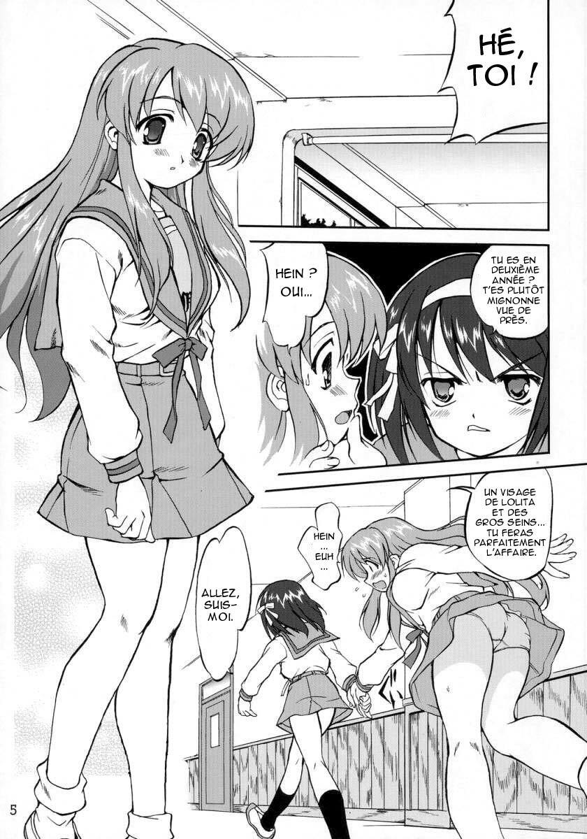 (C70) [Takotsuboya (TK)] Suzumiya Haruhi no Fukujyu (The Melancholy of Haruhi Suzumiya) [French] [T-S & O-S] page 4 full