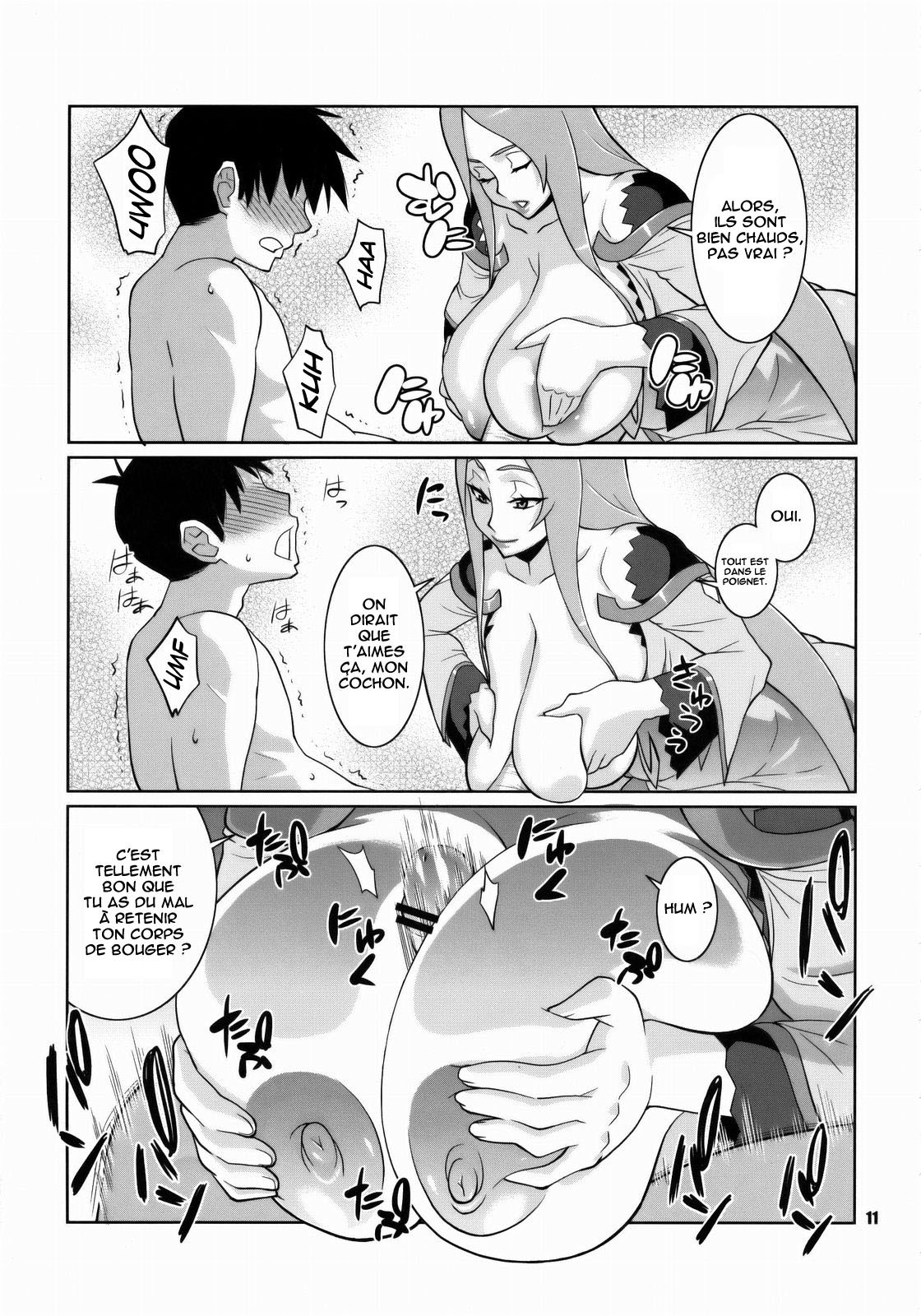 (C75) [TETRODOTOXIN (Nise Kurosaki)] Machina & Garnet to Toshikoshi SEX Zanmai (Dragonaut) [French] [O-S] page 10 full