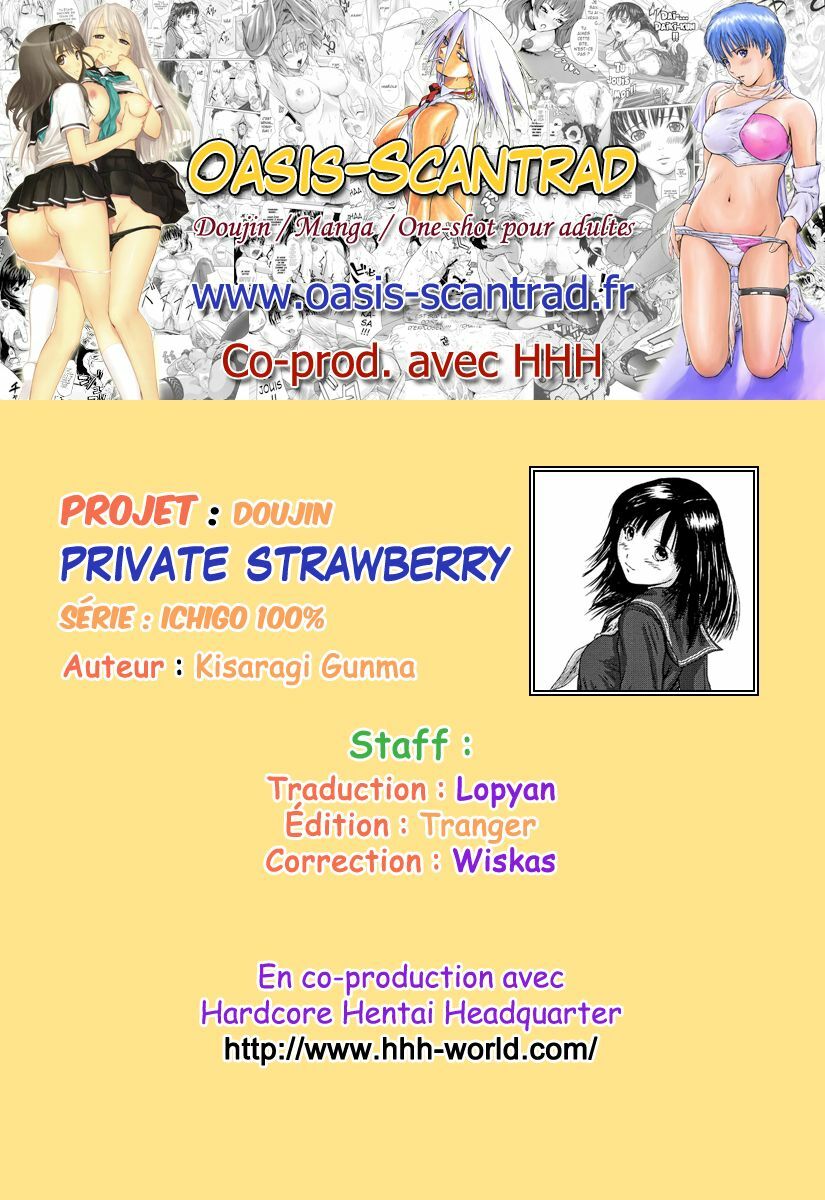 (C65) [G's Studio (Kisaragi Gunma)] Private Strawberry (Ichigo 100%) [French] [HHH&O-S] page 19 full