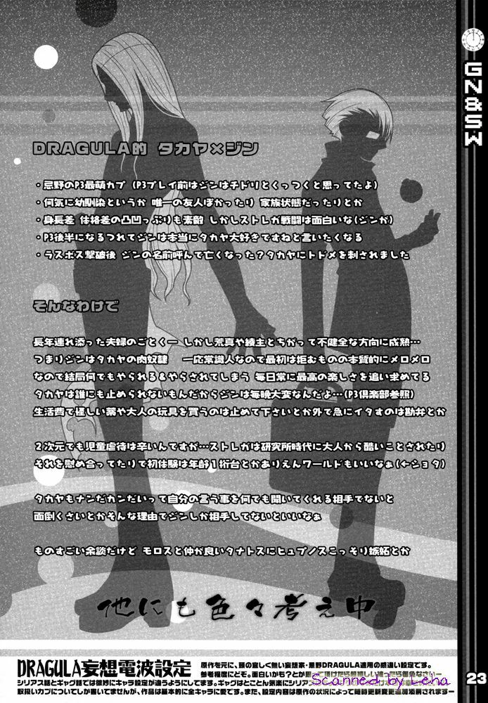 (C71) [DRAGULA (Imawano Lem)] Greenish Night & Sleep Walkers (Persona 3) page 23 full