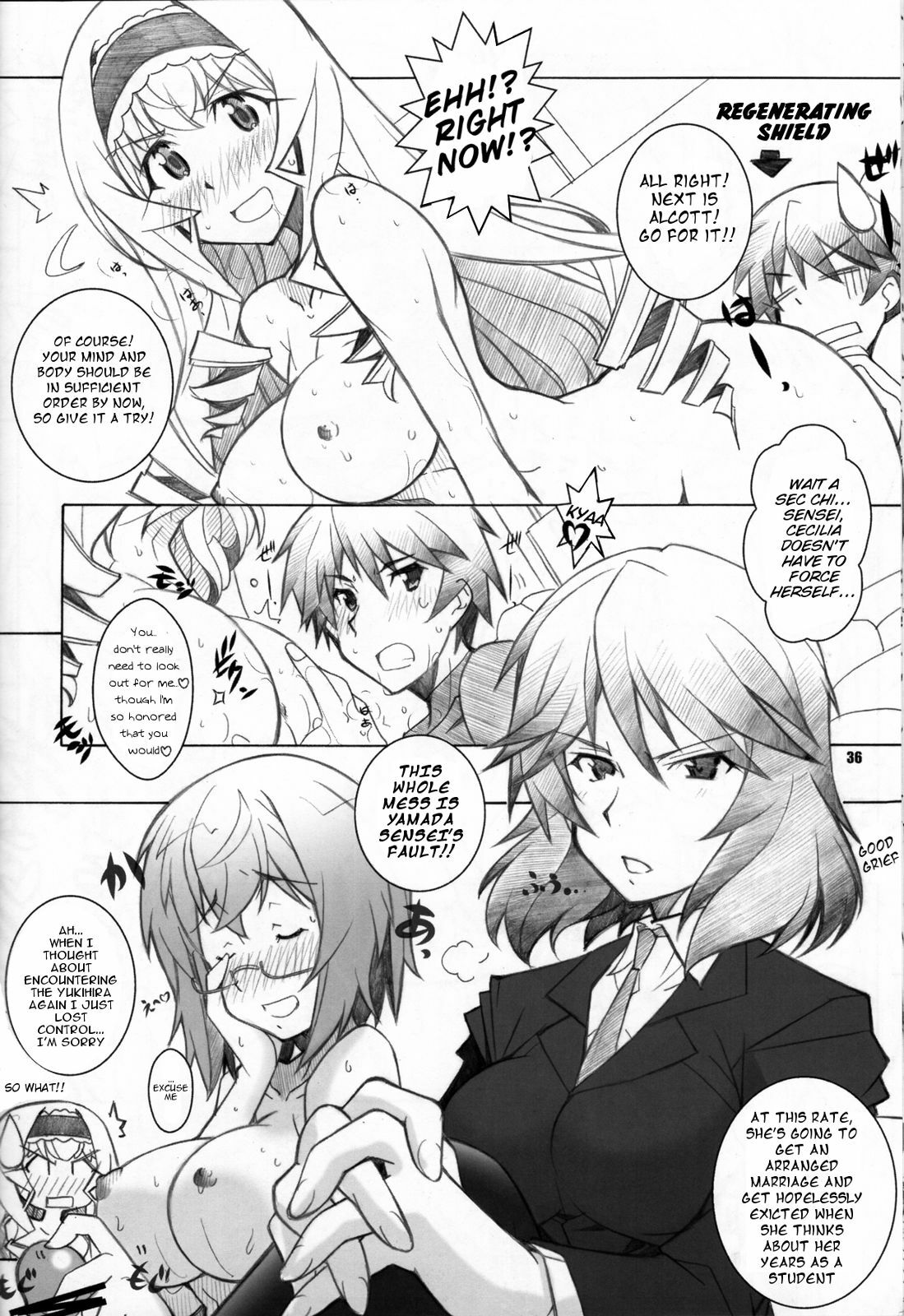 [Maruarai (Arai Kazuki)] SEA IS (Infinite Stratos) [English] [Kibitou4Life] page 35 full