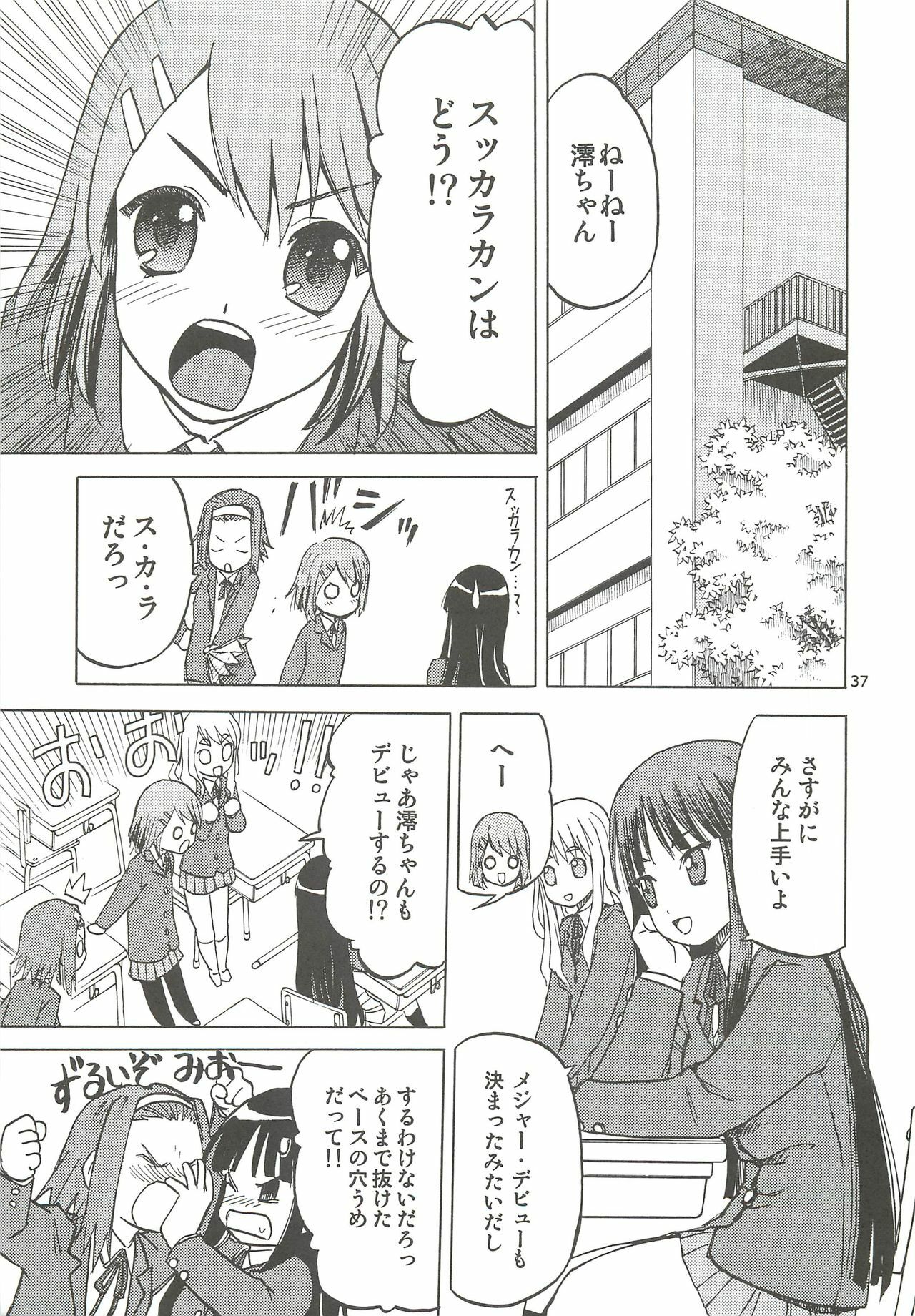 (C78) [Wakuwaku Doubutsuen (Tennouji Kitsune)] Okappa Long Sengen (K-ON!) page 38 full