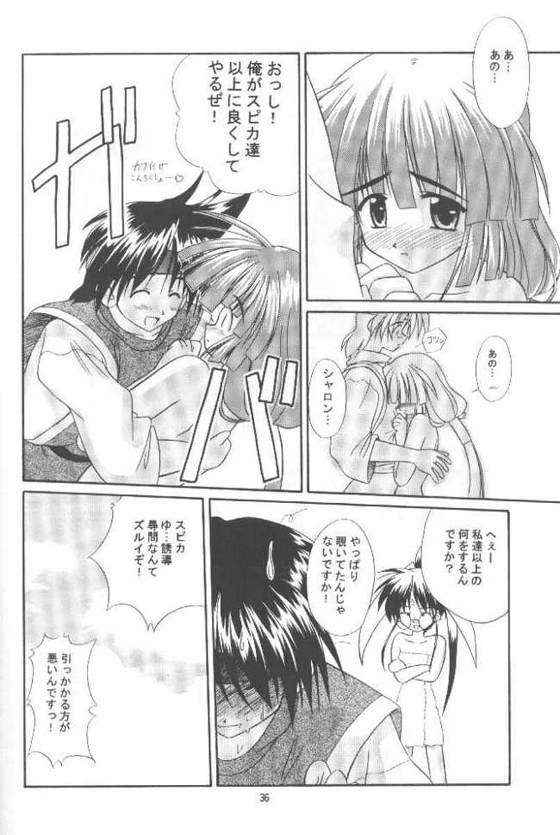 [Kazami Jinguu (Kazami Haruki)] Oshigoto Boshuu Chuu (Romance wa Tsurugi no Kagayaki) page 35 full