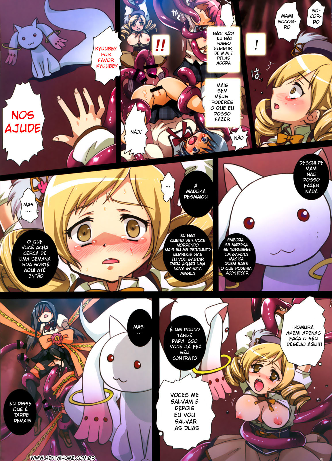 (Mimiket 24) [Modae Tei (Modaetei Anetarou, Modaetei Imojirou)] Magica★Cooking (Puella Magi Madoka Magica) [Portuguese-BR] [Hentaihome.com.br] page 7 full