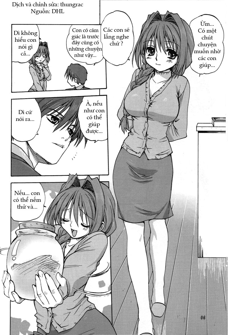 (C72) [Mitarashi Club (Mitarashi Kousei)] Akiko-san to Issho (Kanon) [Vietnamese Tiếng Việt] [DHL] page 5 full