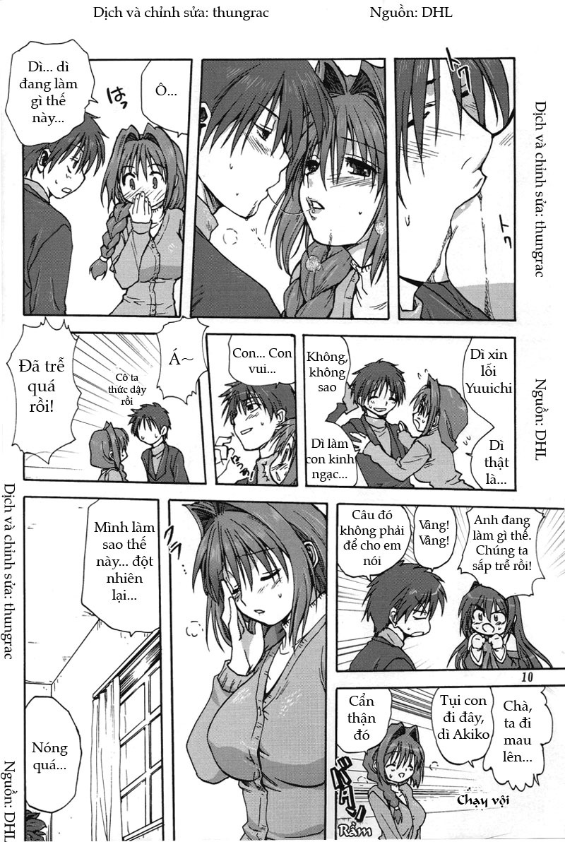 (C72) [Mitarashi Club (Mitarashi Kousei)] Akiko-san to Issho (Kanon) [Vietnamese Tiếng Việt] [DHL] page 9 full