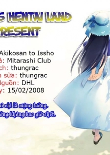 (C72) [Mitarashi Club (Mitarashi Kousei)] Akiko-san to Issho (Kanon) [Vietnamese Tiếng Việt] [DHL] - page 39