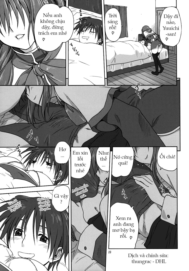 (C74) [Mitarashi Club (Mitarashi Kousei)] Akiko-san to Issho 3 (Kanon) [Vietnamese Tiếng Việt] [DHL] page 22 full