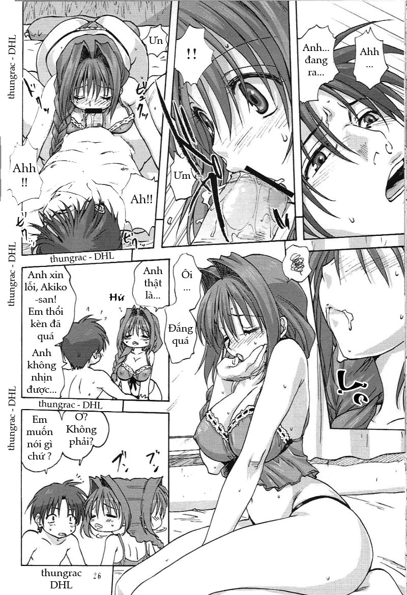 (C73) [Mitarashi Club (Mitarashi Kousei)] Akiko-san to Issho 2 (Kanon) [Vietnamese Tiếng Việt] [DHL] page 24 full