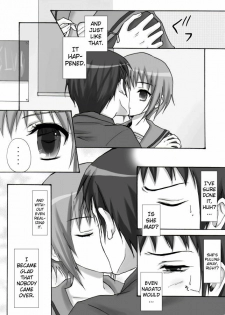 (C72) [Ningen Modoki (Random)] Hare Toki Doki Yuki (Suzumiya Haruhi no Yuuutsu) [English] =Team Vanilla= - page 4