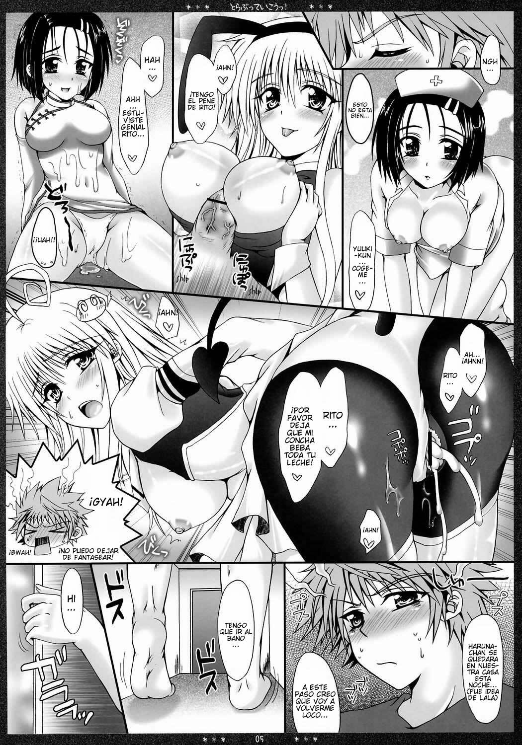 (C71) [HAPPY WATER (Kizaki Yuuri)] To LOVEtte Ikou! (To Love-ru) [Spanish] [Javiert239] page 4 full