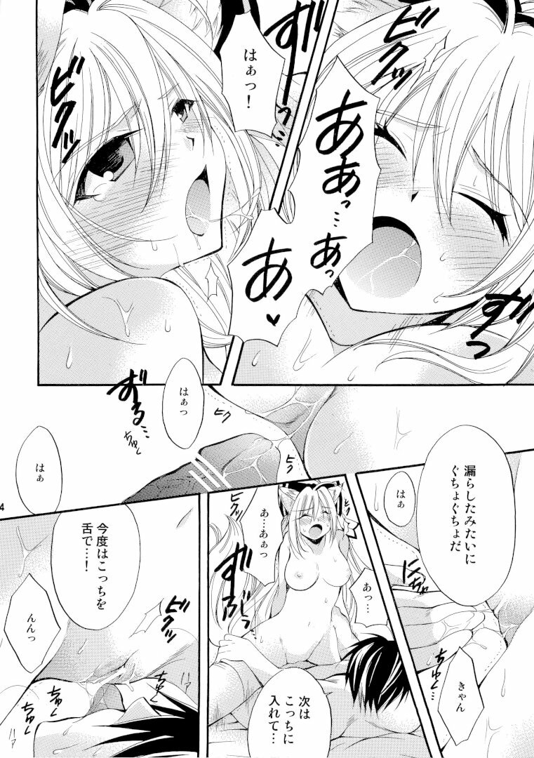 (COMIC1☆3) [MAGNETIC FIELD (Tsugumi Nagisa)] Kitsu Kitsu Kiss page 25 full