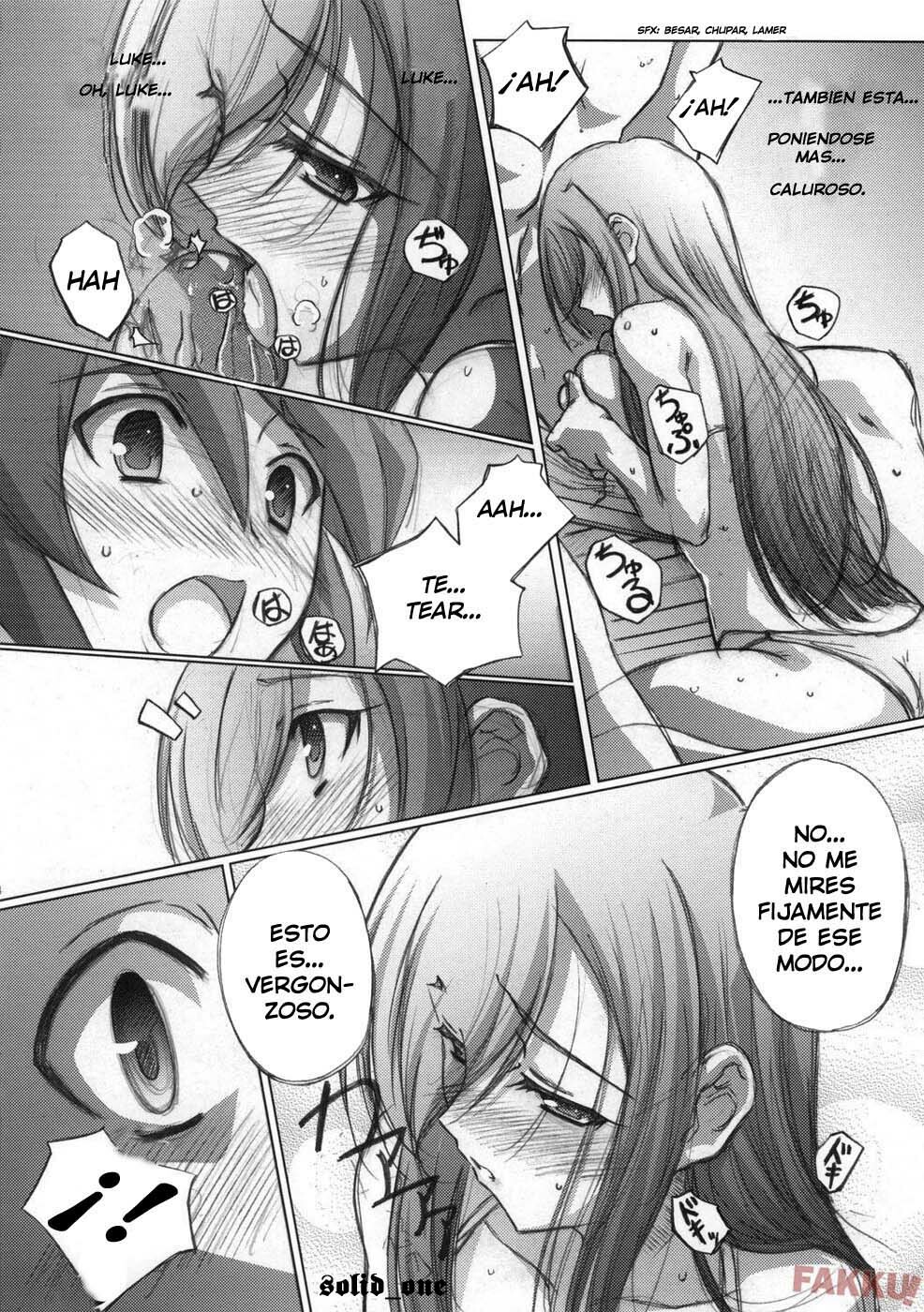 (C70) [Mahirutei (Izumi Mahiru)] Melon ni Melon Melon (Tales of the Abyss) [Spanish] page 14 full