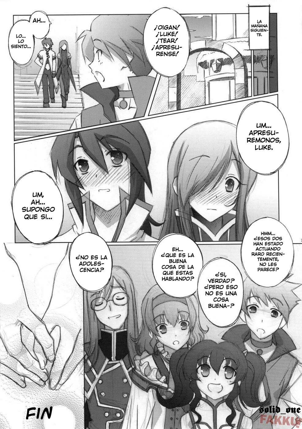 (C70) [Mahirutei (Izumi Mahiru)] Melon ni Melon Melon (Tales of the Abyss) [Spanish] page 23 full