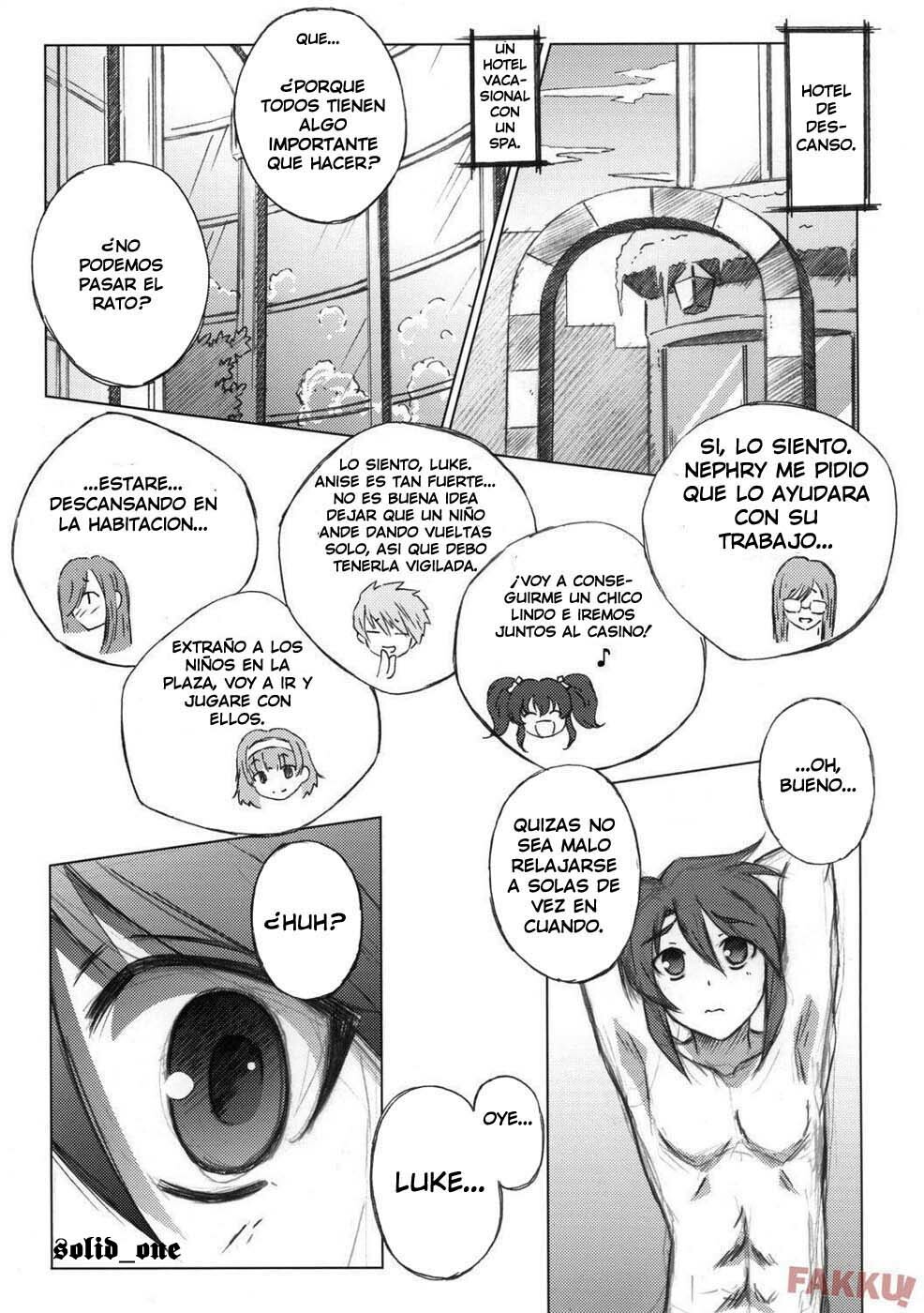 (C70) [Mahirutei (Izumi Mahiru)] Melon ni Melon Melon (Tales of the Abyss) [Spanish] page 3 full