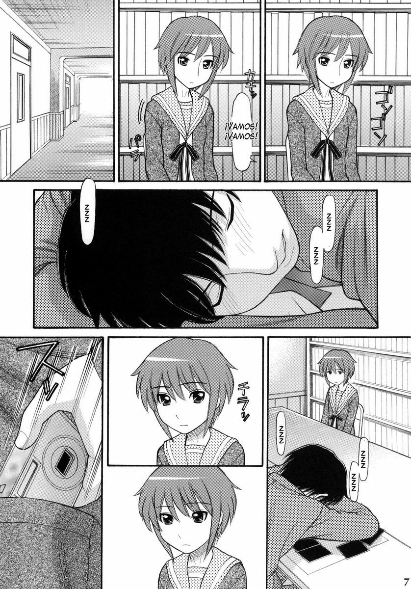 (C74) [Great Pimp Dou (Tanaka Ekisu)] Some Day In The YUKI.N (The Melancholy of Suzumiya Haruhi) [Spanish] page 6 full