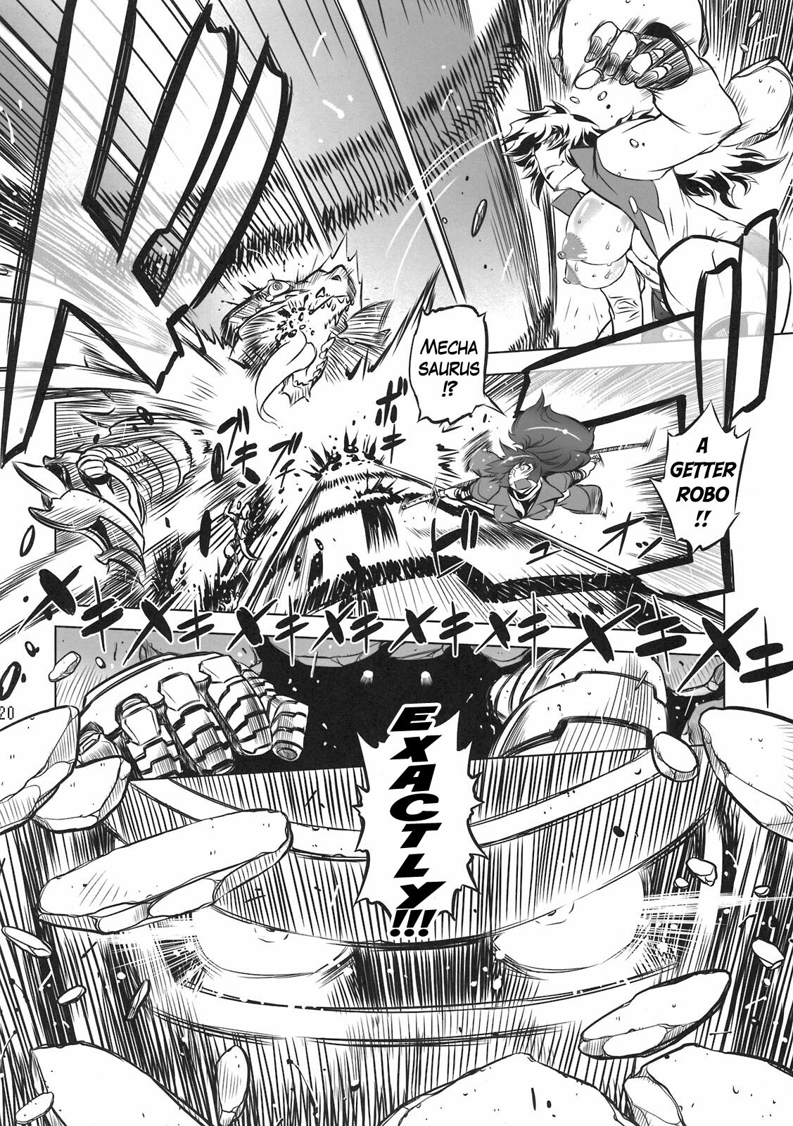 (Futaket 7) [Yuugengaisha Mach Spin (Drill Jill)] Chenge!! (Getter Robo) [English] {Whatev & zing7775} page 20 full