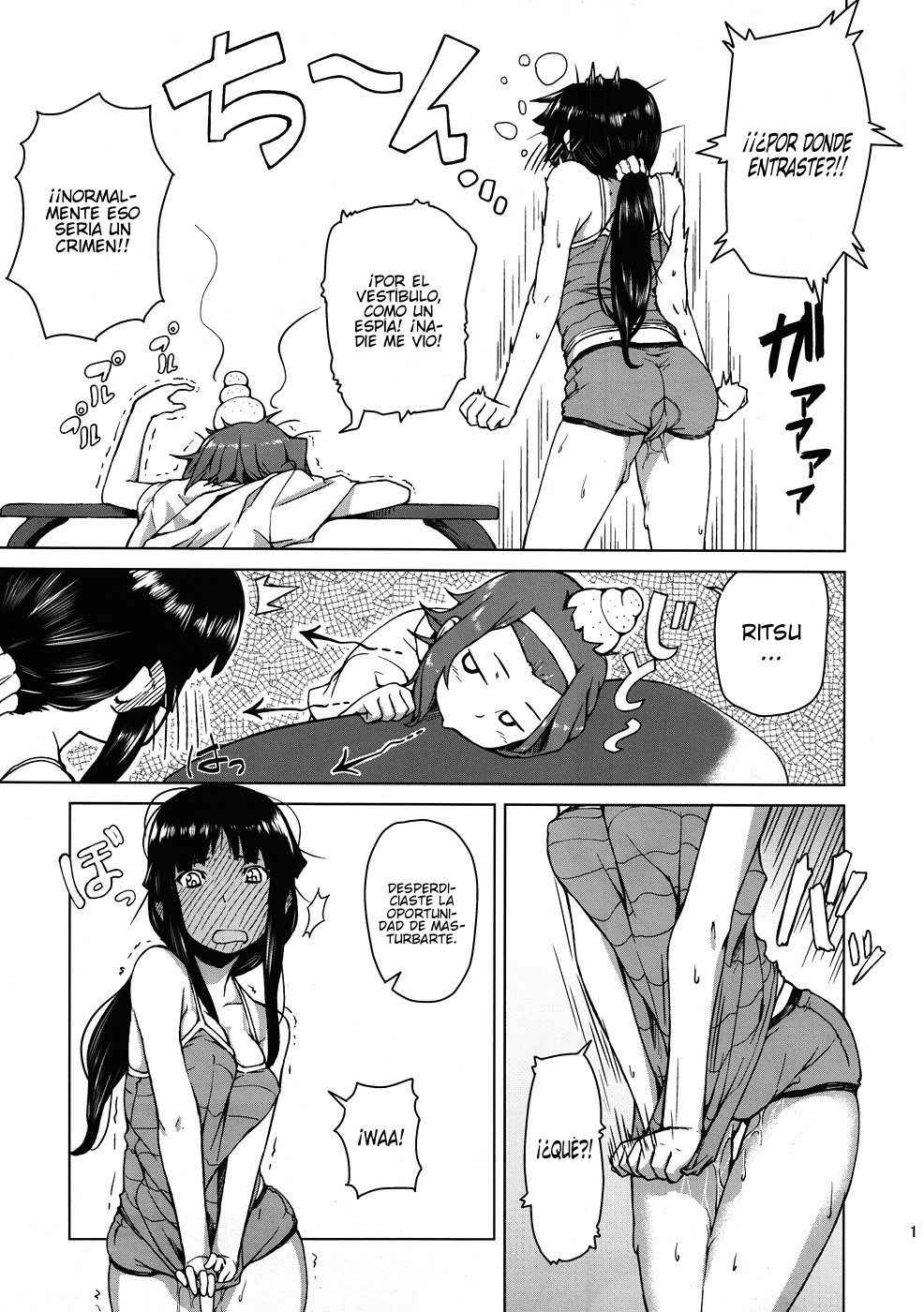 (C78) [Kyuukeijo no Higashi (Aduma Ren)] Sweet girls (K-ON!) [Spanish] page 10 full