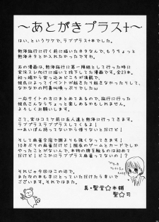 (C78) [Shin Hijiridou Honpo, Tounantou (Hijiri Tsukasa, Mai)] Kodoku no Atami Atami wa Konderu mitaidayo Nene-san (Love Plus) - page 24