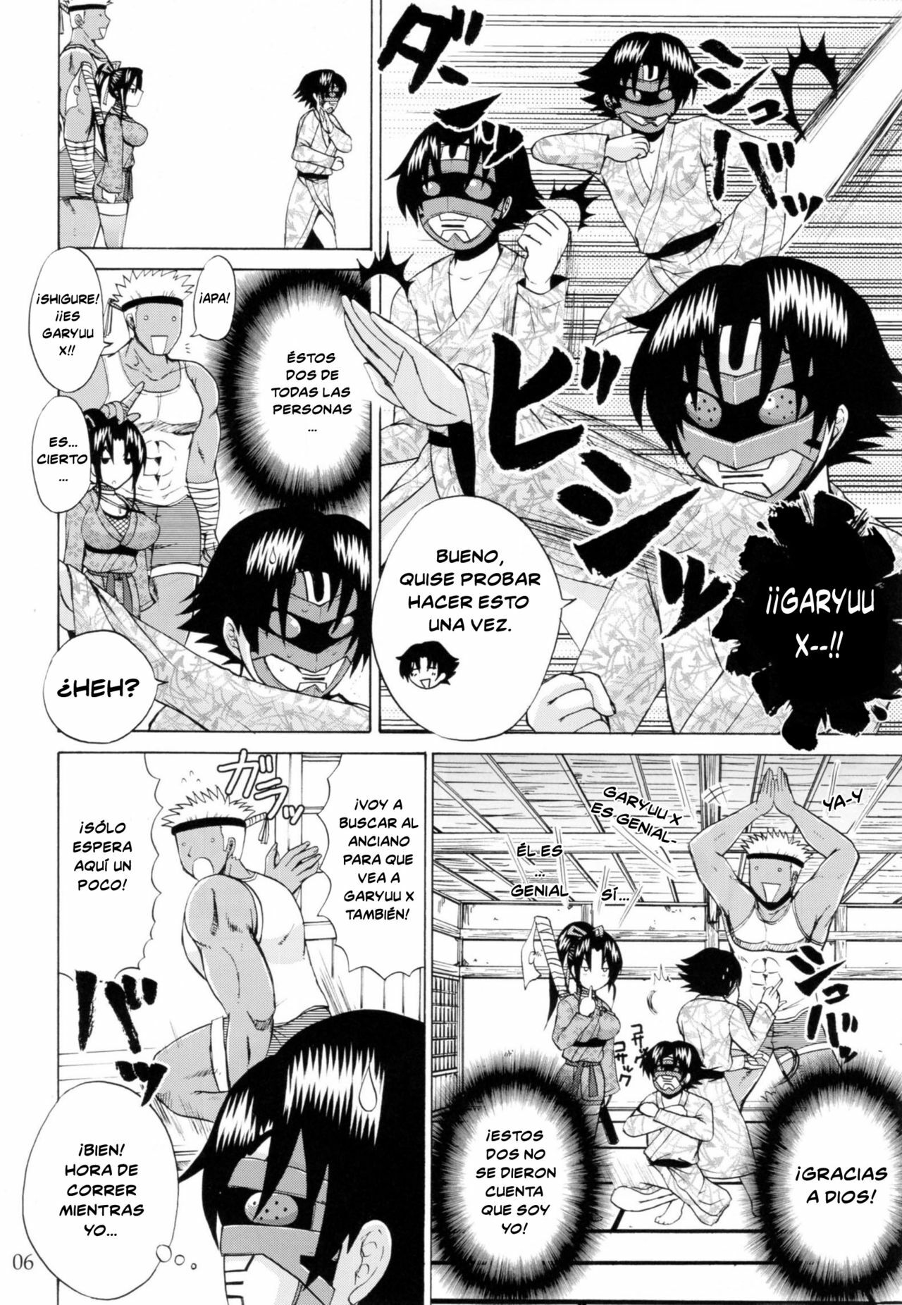 [Honey Bump (Nakatsugawa Minoru )] The Mightiest Disciple's Teacher Shigure 5 (History's Strongest Disciple Kenichi) [Spanish] page 5 full