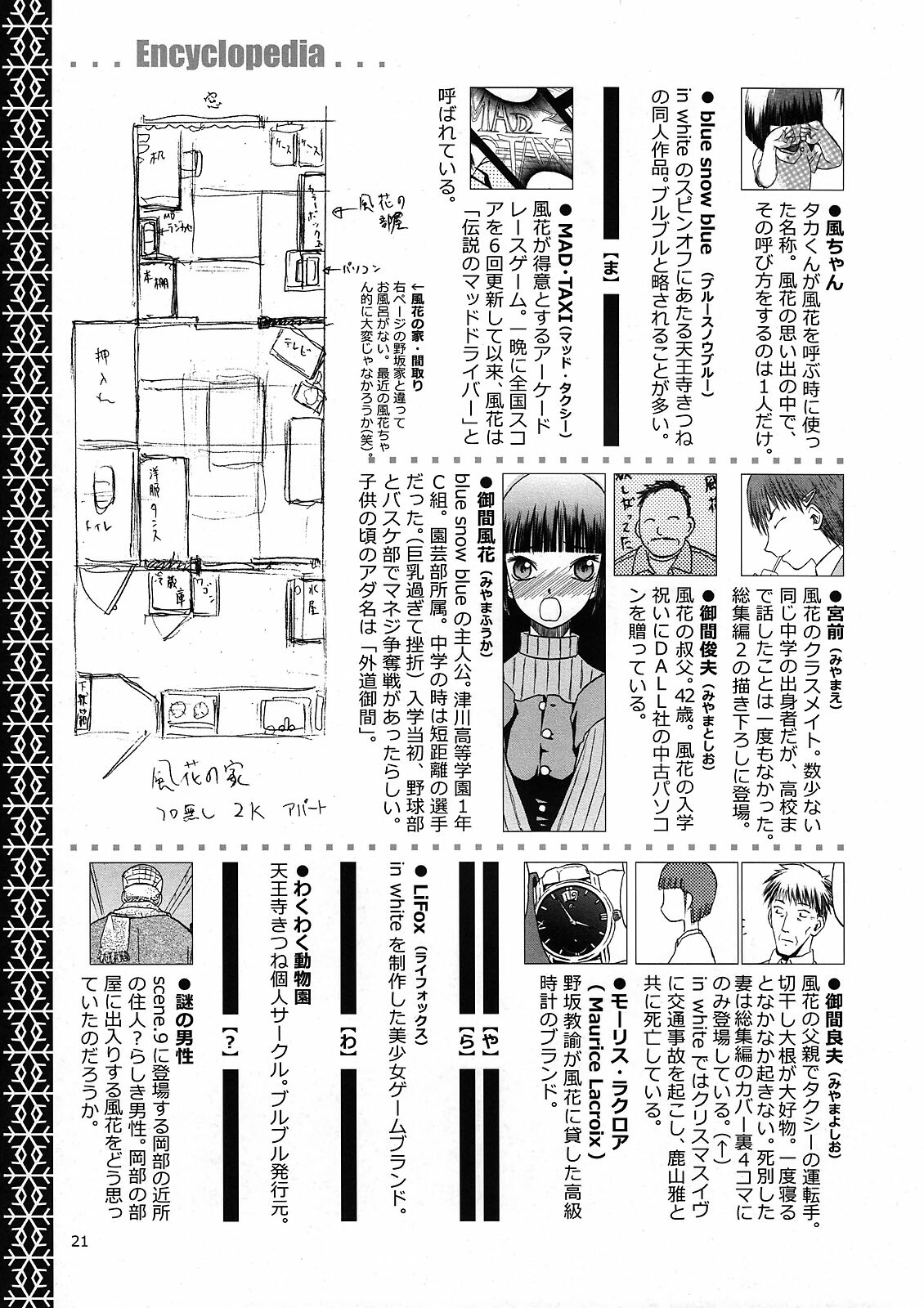 (C76) [Waku Waku Doubutsuen (Tennouji Kitsune)] blue snow blue Kaiseki Book Fuuka no Naszo page 21 full