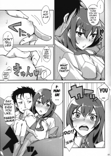 (Puniket 22) [Hannama (Serere, Soine)] Melancholy Romance (Steins;Gate) [English] =Kibitou4Life= - page 6