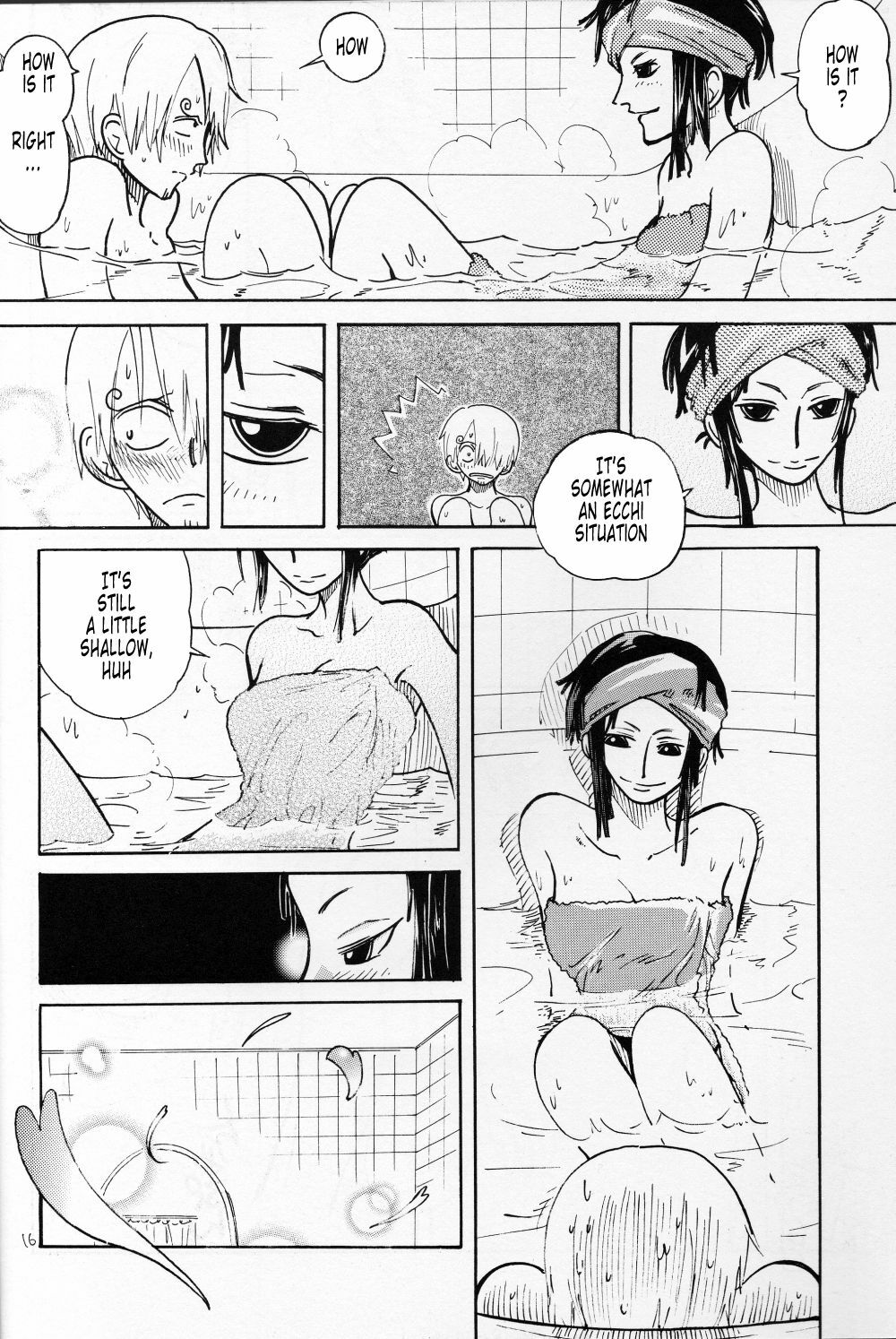 [Cafe Ruanky (Miyamoto Takeshi, Kitazato Futaba)] Floral Talk (One Piece) [English] [Tonigobe] page 15 full