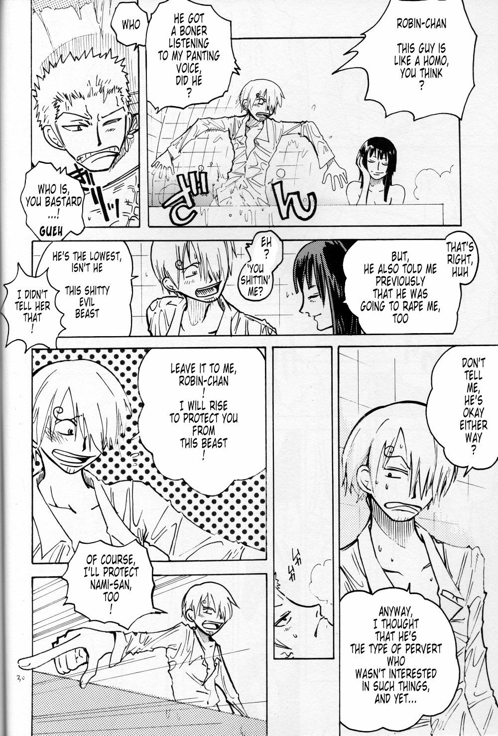 [Cafe Ruanky (Miyamoto Takeshi, Kitazato Futaba)] Floral Talk (One Piece) [English] [Tonigobe] page 29 full