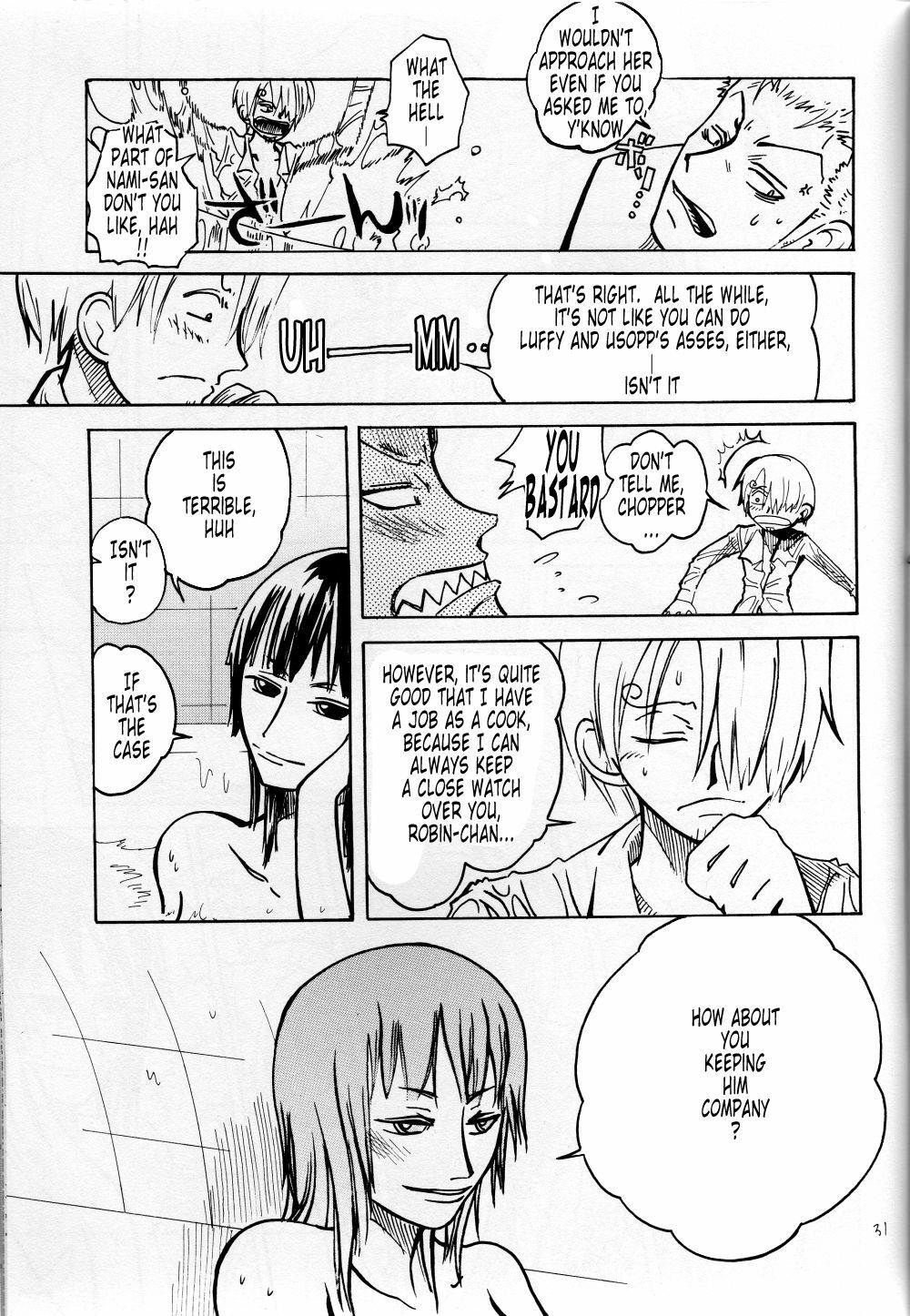 [Cafe Ruanky (Miyamoto Takeshi, Kitazato Futaba)] Floral Talk (One Piece) [English] [Tonigobe] page 30 full