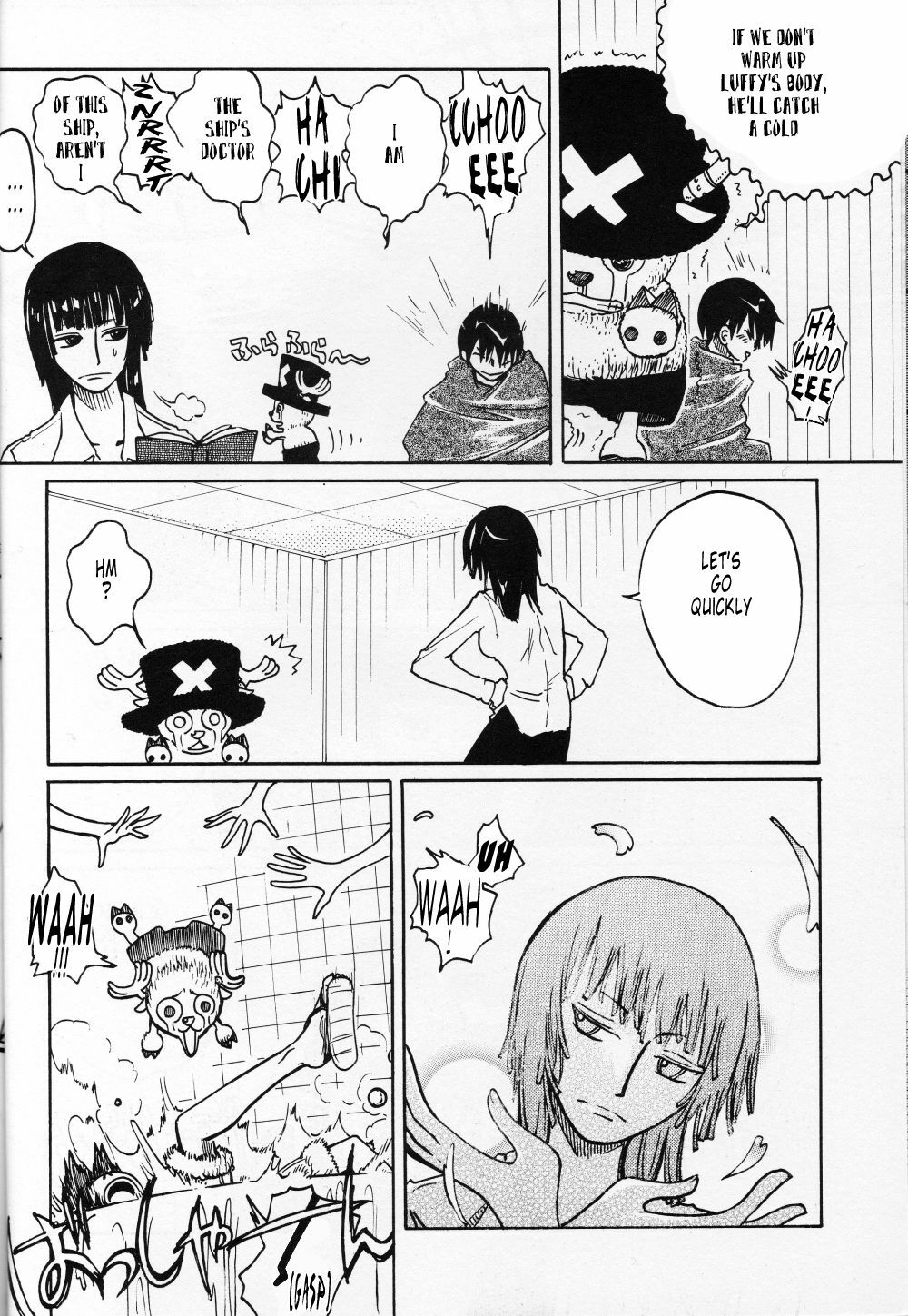 [Cafe Ruanky (Miyamoto Takeshi, Kitazato Futaba)] Floral Talk (One Piece) [English] [Tonigobe] page 7 full