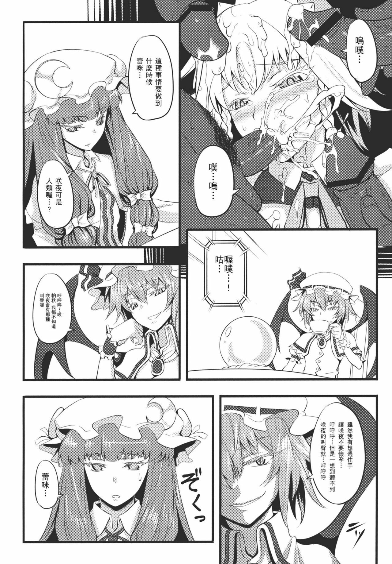 (Reitaisai 8) [Avion Village (Johnny)] Izayoi Sakuya no Nerenai Yoru (Touhou Project) [Chinese] [小君個人漢化] page 14 full