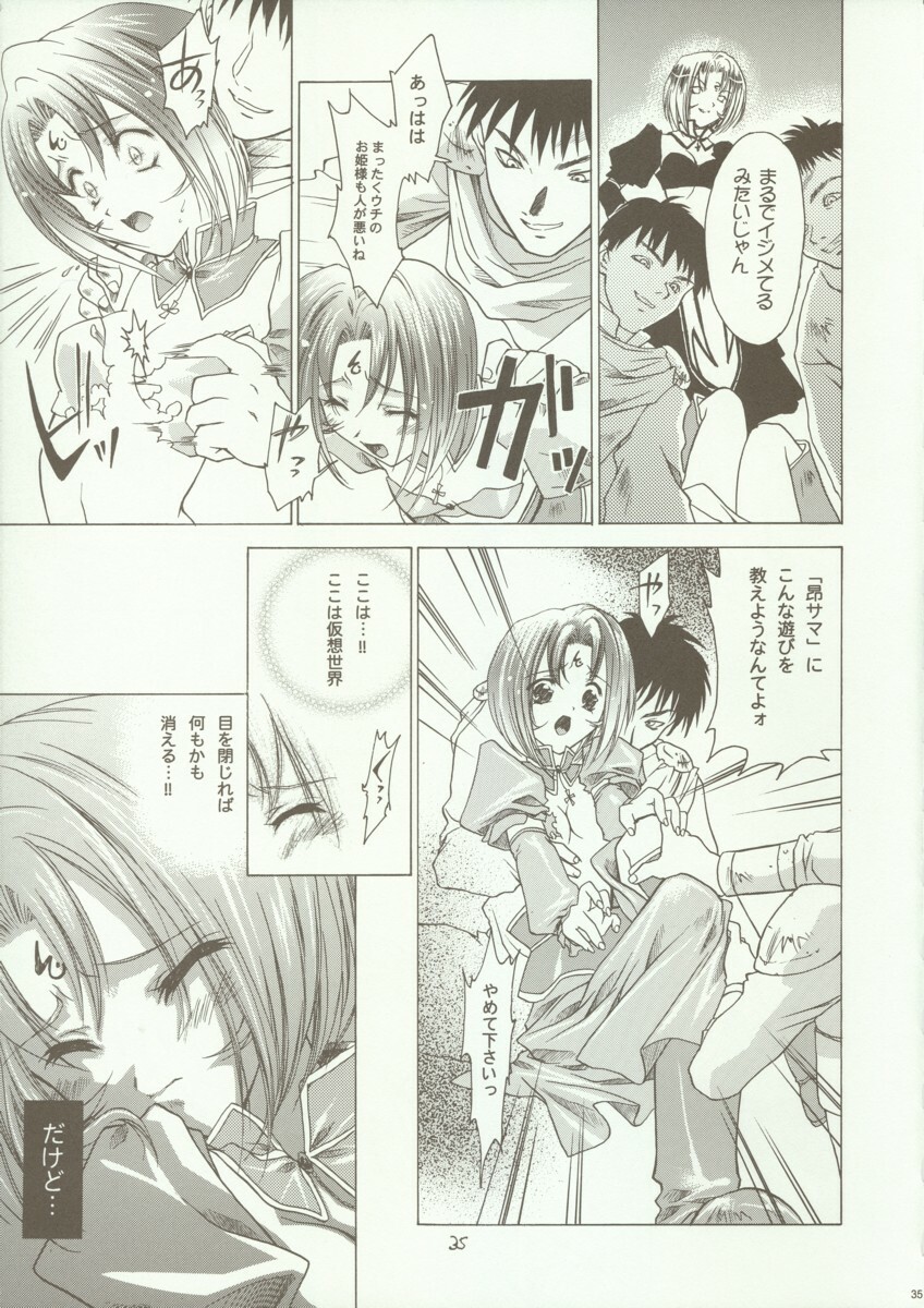 [RED RIBBON REVENGER (Makoushi)] Kyoei to Haitoku (.hack//SIGN) page 34 full