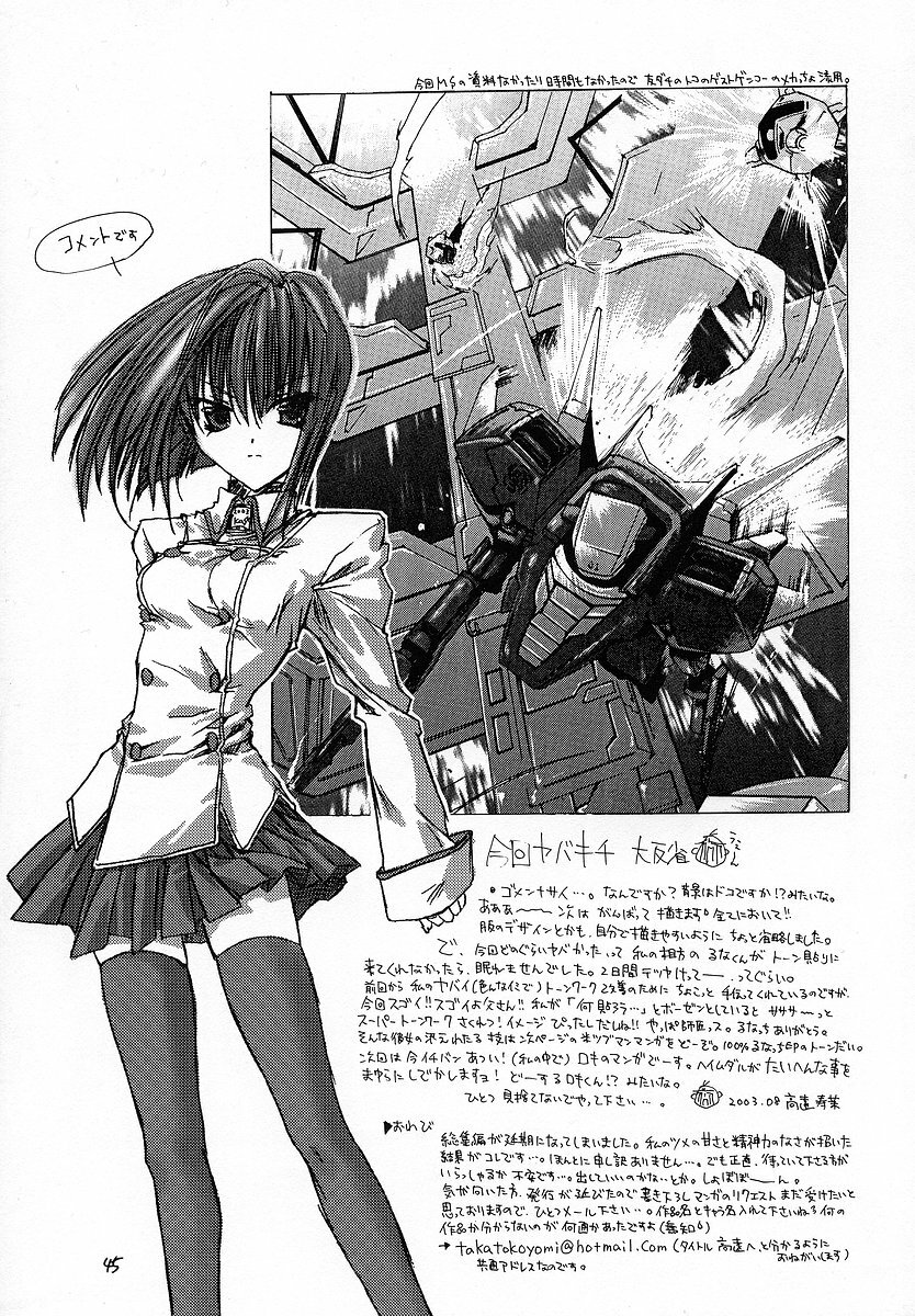 (C64) [RED RIBBON REVENGER (Makoushi)] RESPECTIVELY UNIVERSE (Gundam SEED) page 44 full