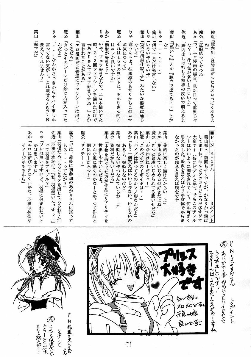 (C64) [RED RIBBON REVENGER (Makoushi)] RESPECTIVELY UNIVERSE (Gundam SEED) page 70 full