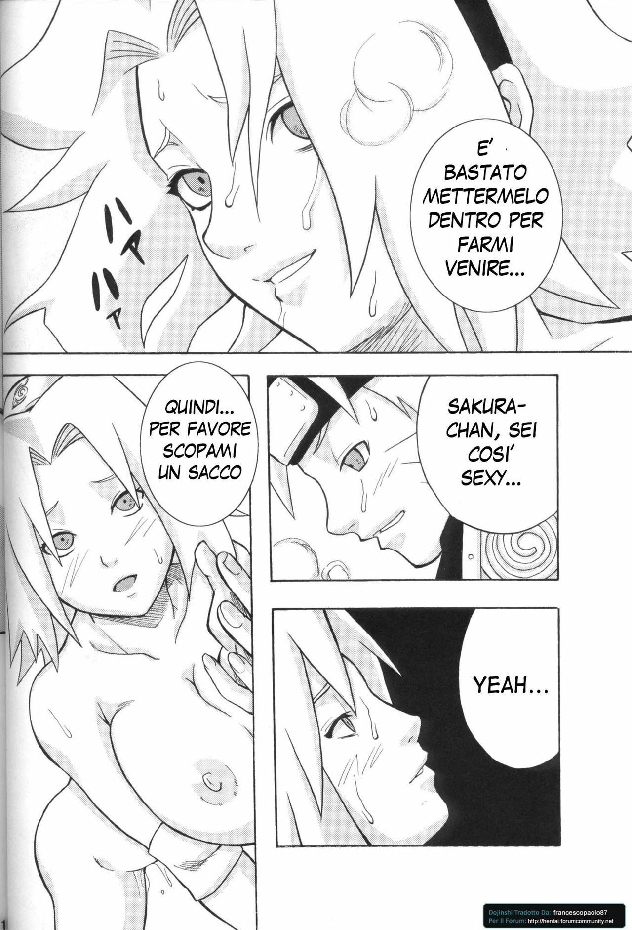 (C70) [Karakishi Youhei-dan Shinga (Sahara Wataru, Kanenomori Sentarou)] Toushatei (Naruto) [Italian] page 17 full