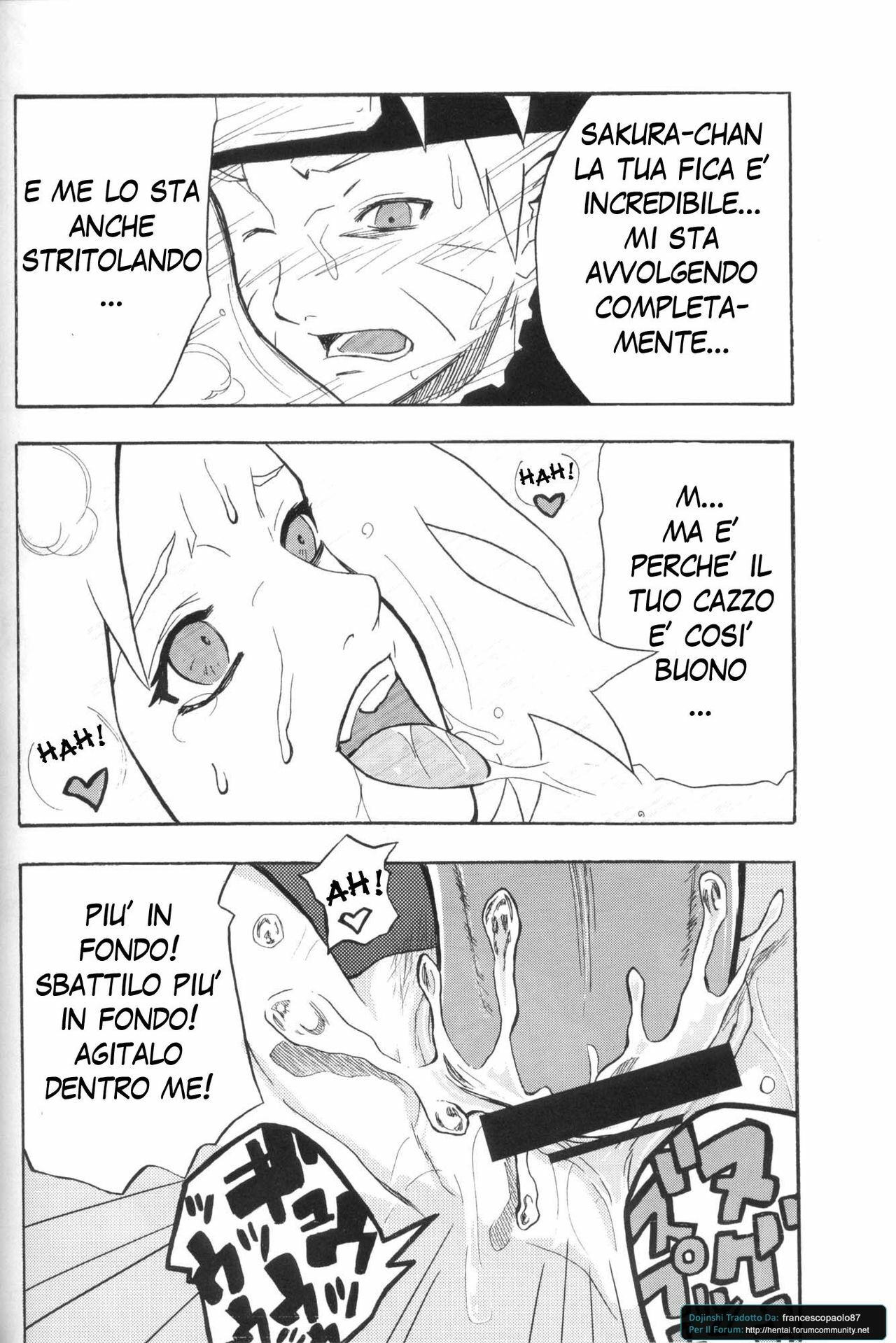 (C70) [Karakishi Youhei-dan Shinga (Sahara Wataru, Kanenomori Sentarou)] Toushatei (Naruto) [Italian] page 19 full